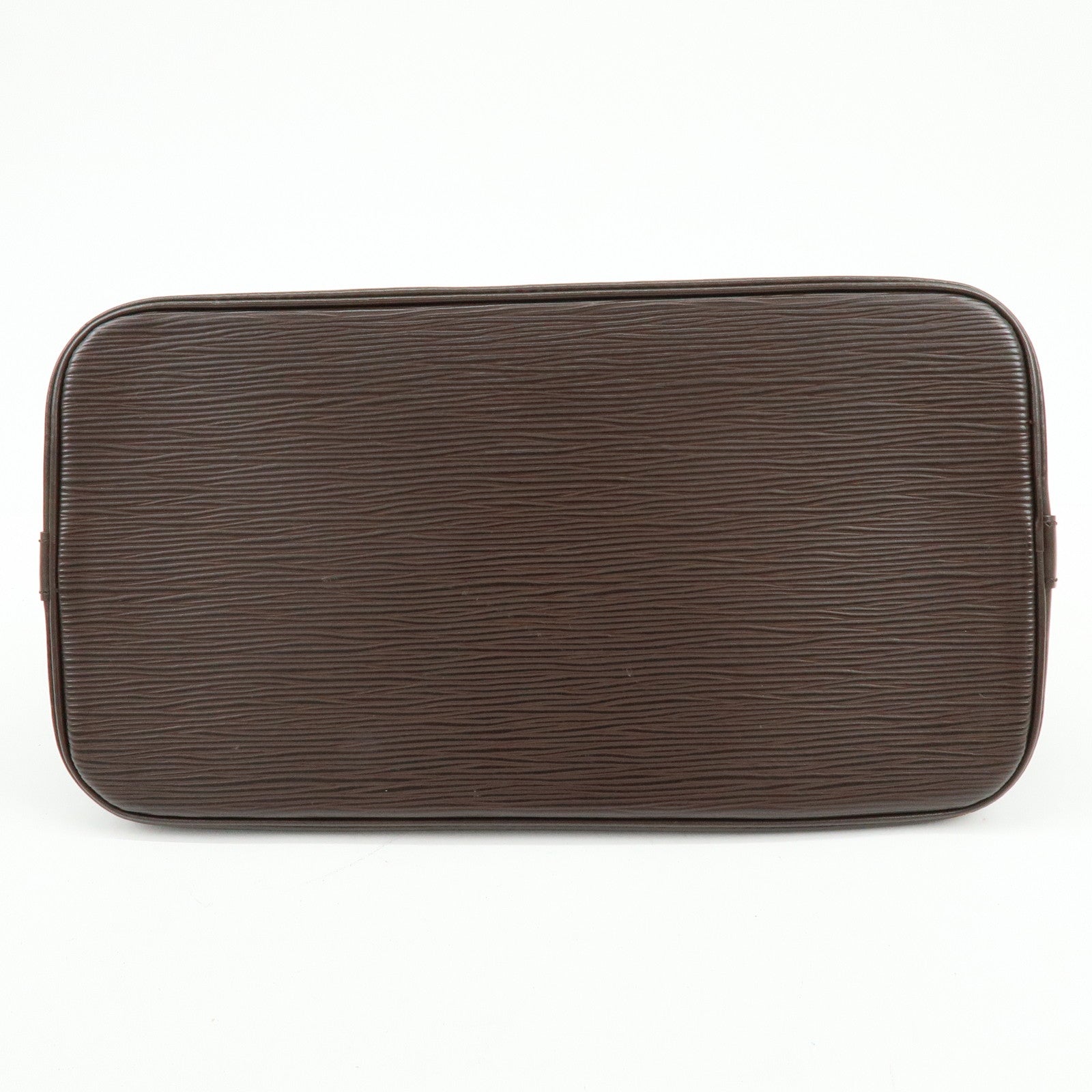 Louis Vuitton Epi Leather Alma Hand Bag Mocha Brown M5214D