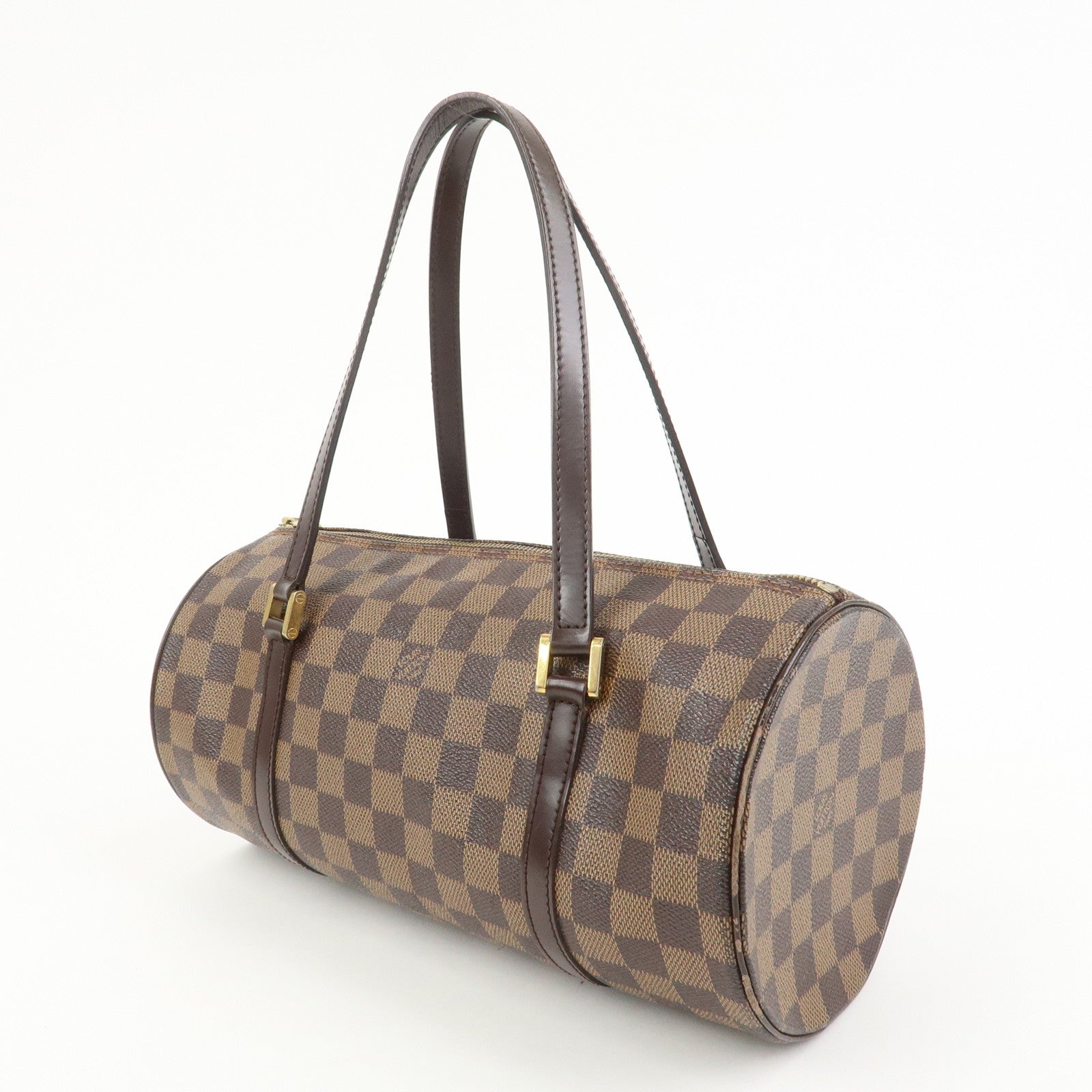 Louis Vuitton Damier Ebene Papillon 30 Hand Bag Brown N51303