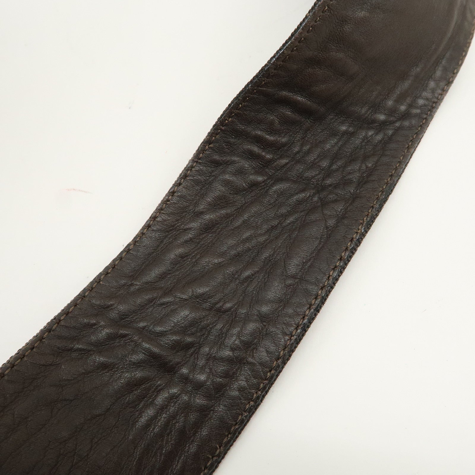 Ferragamo Vara Logo Canvas Tote Bag Shoulder Bag Brown