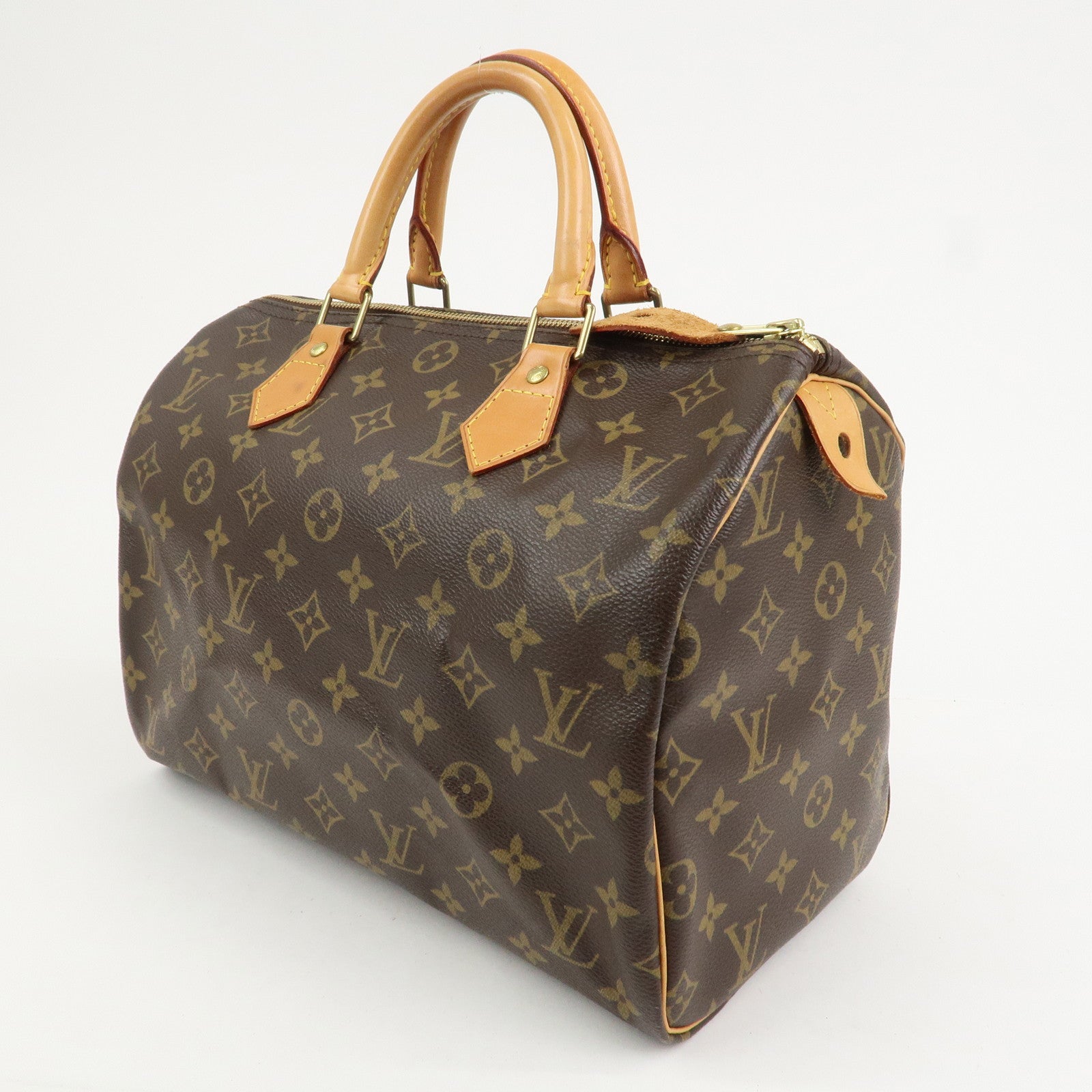 Louis Vuitton Monogram Speedy 30 Boston Bag Hand Bag Brown M41526