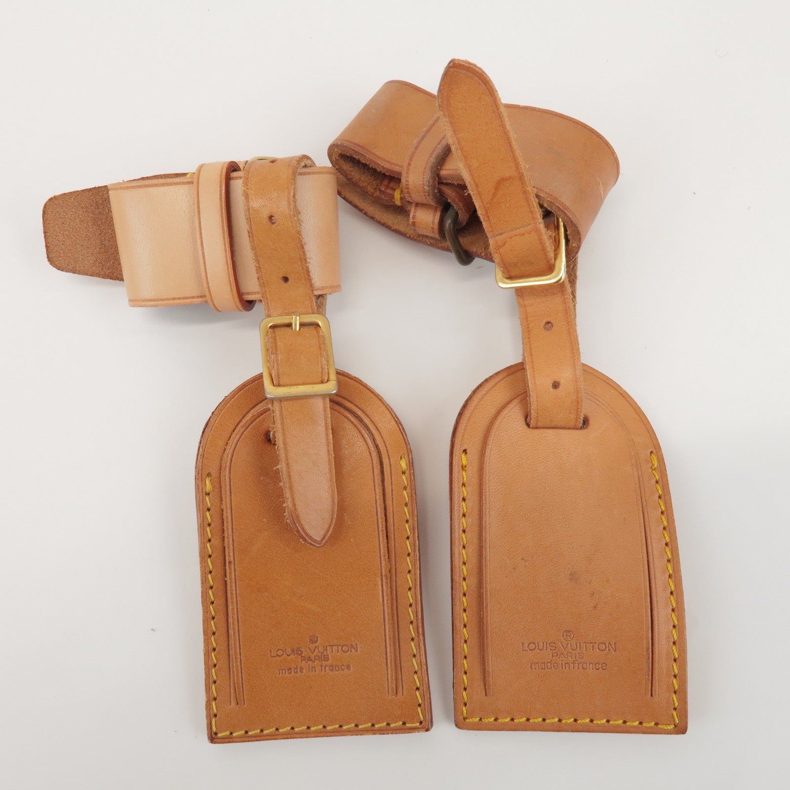 Louis Vuitton Set of 10 Leather Name Tag & Poignet