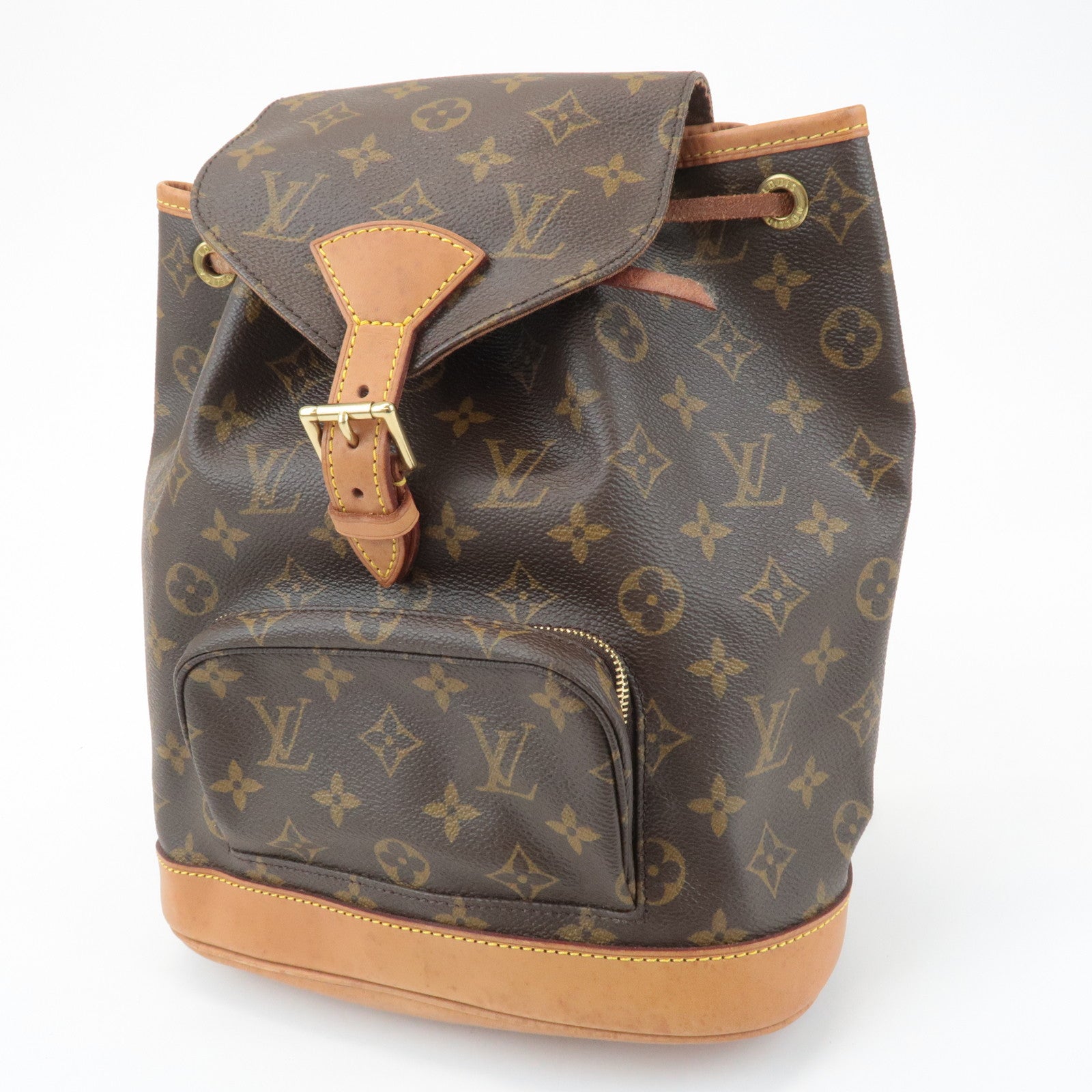 Louis Vuitton Monogram Montsouris MM Backpack Brown M51136