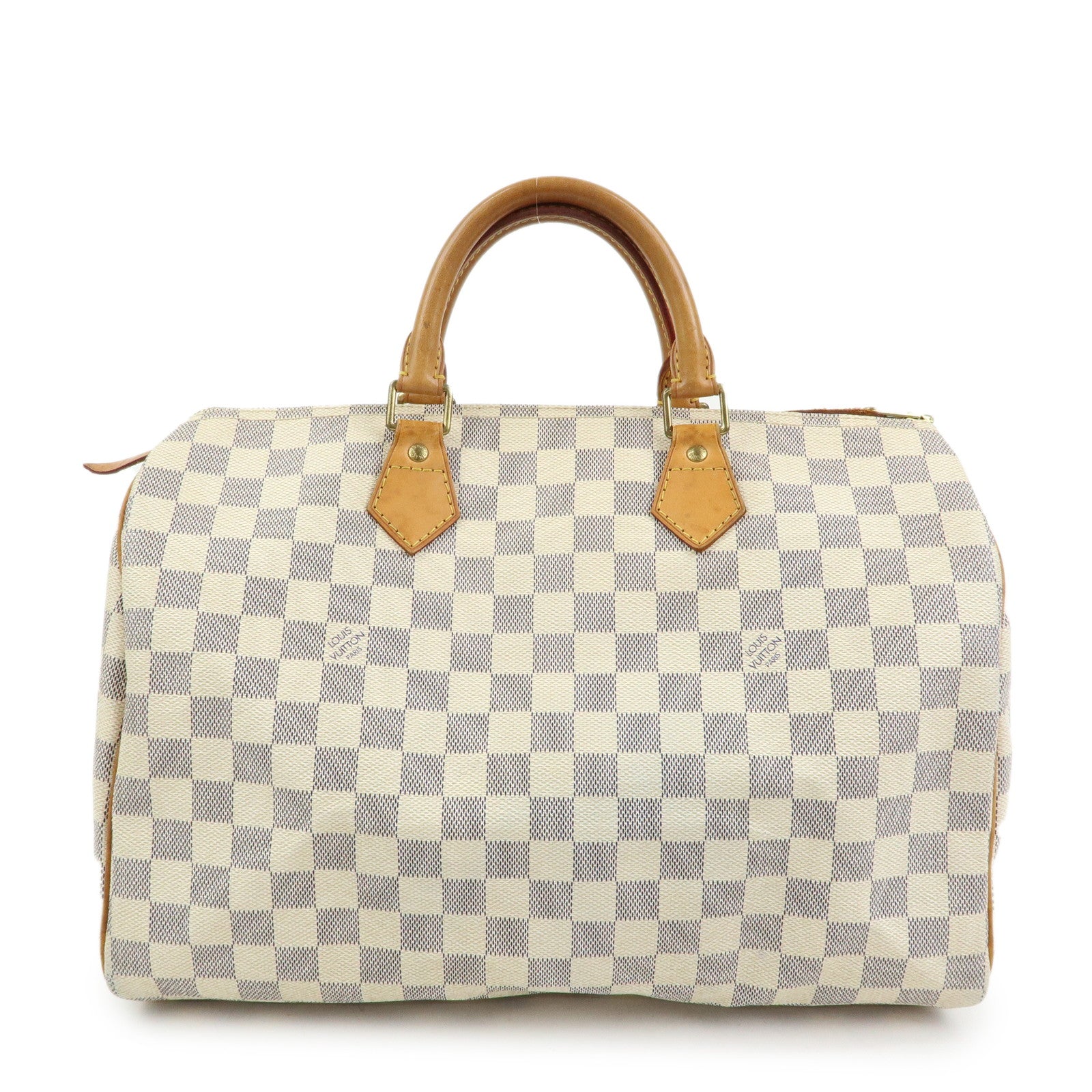 Louis Vuitton Damier Azur Speedy 35 Boston Bag Hand Bag N41535