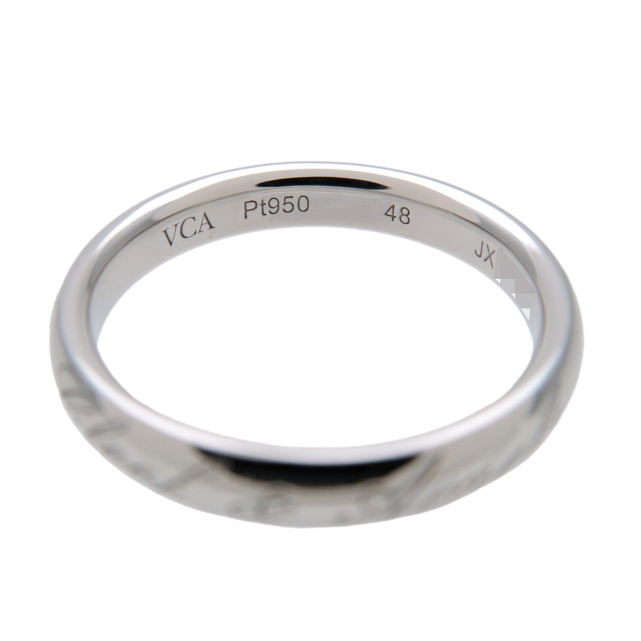 Van Cleef & Arpels Infini Signature Ring PT950 Platinum #48 US4.5