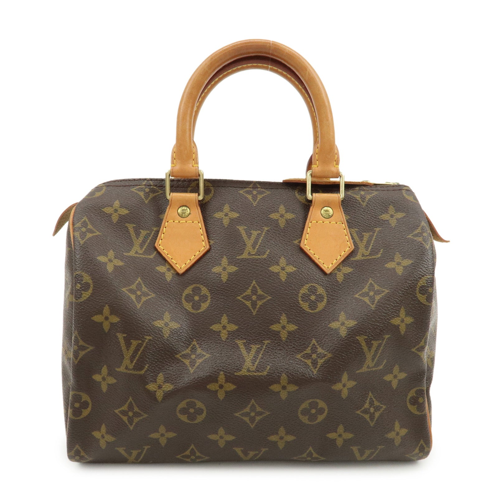 Louis Vuitton Monogram Speedy 25 Boston Bag Hand Bag Brown M41528