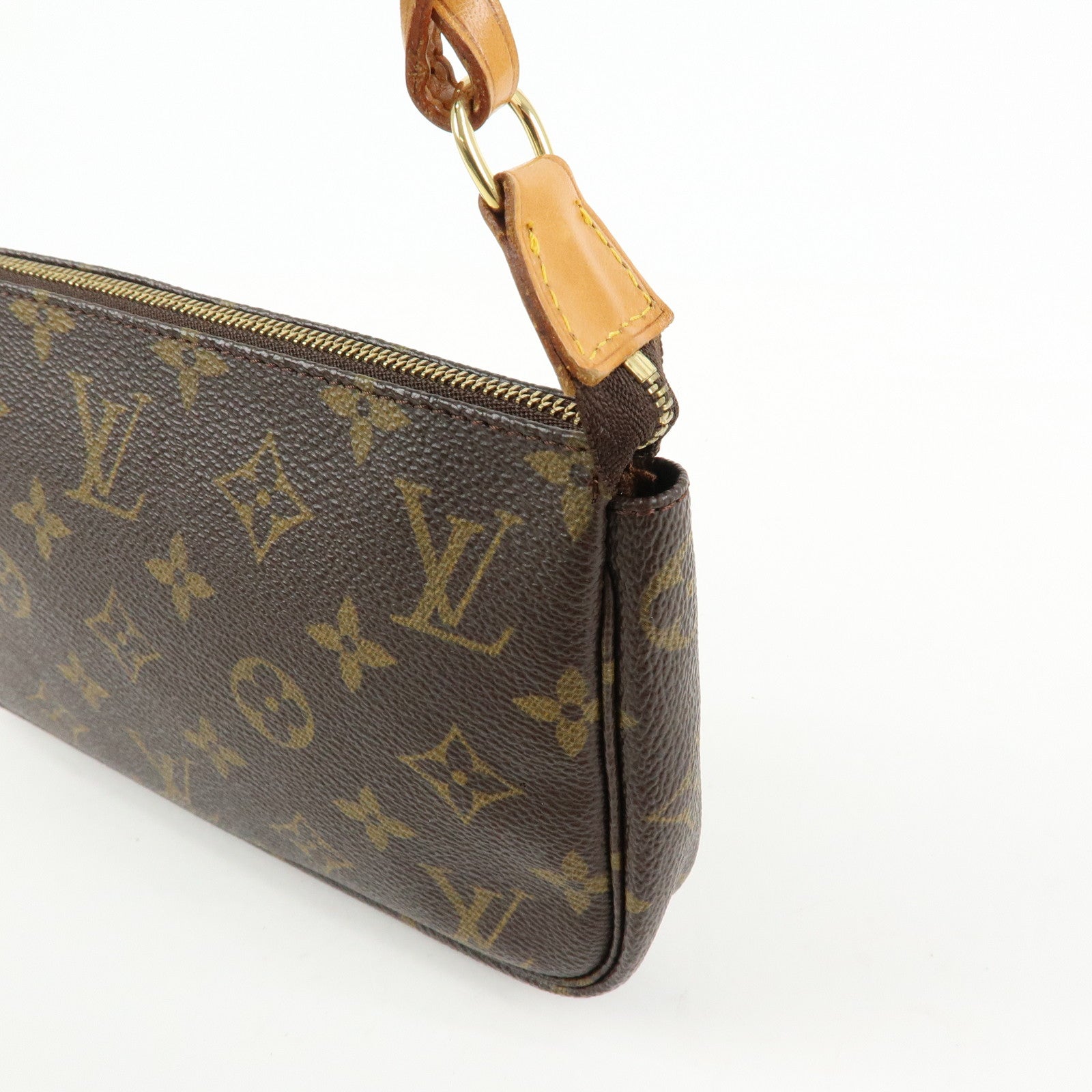 Louis Vuitton Monogram Pochette Accessoires Pouch Hand Bag M51980