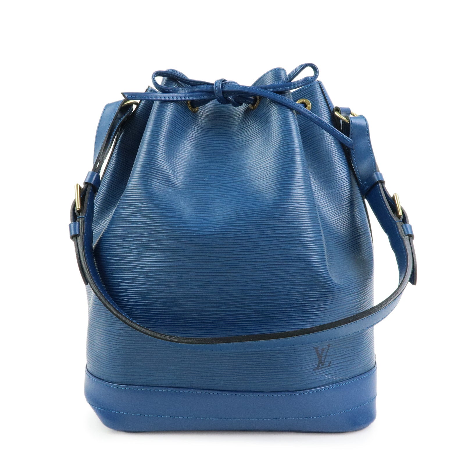 Louis Vuitton Epi Noe Leather Shoulder Bag Toledo Blue M44005