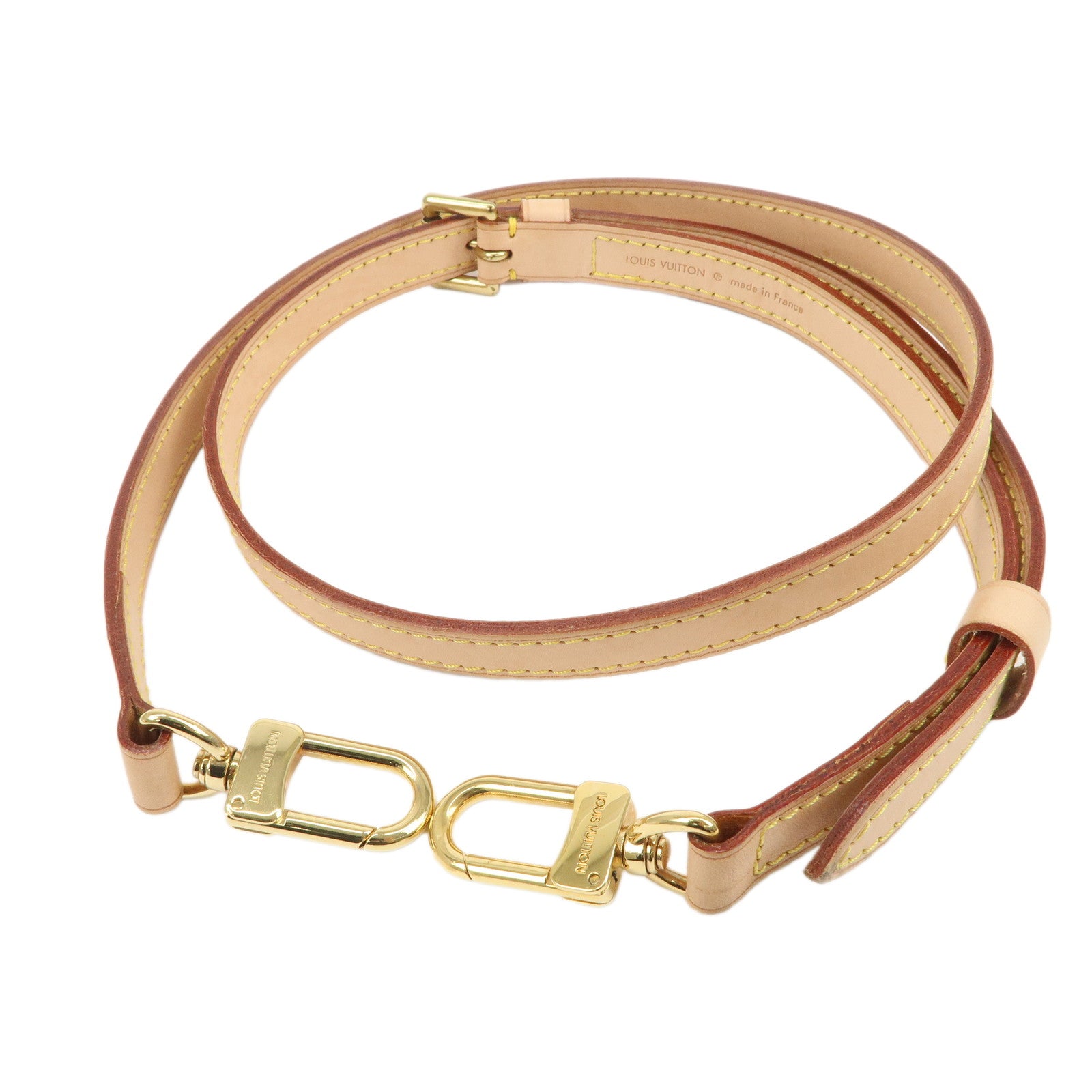 Louis Vuitton Adjustable Leather Shoulder Strap 120cm 1.6cm J52312