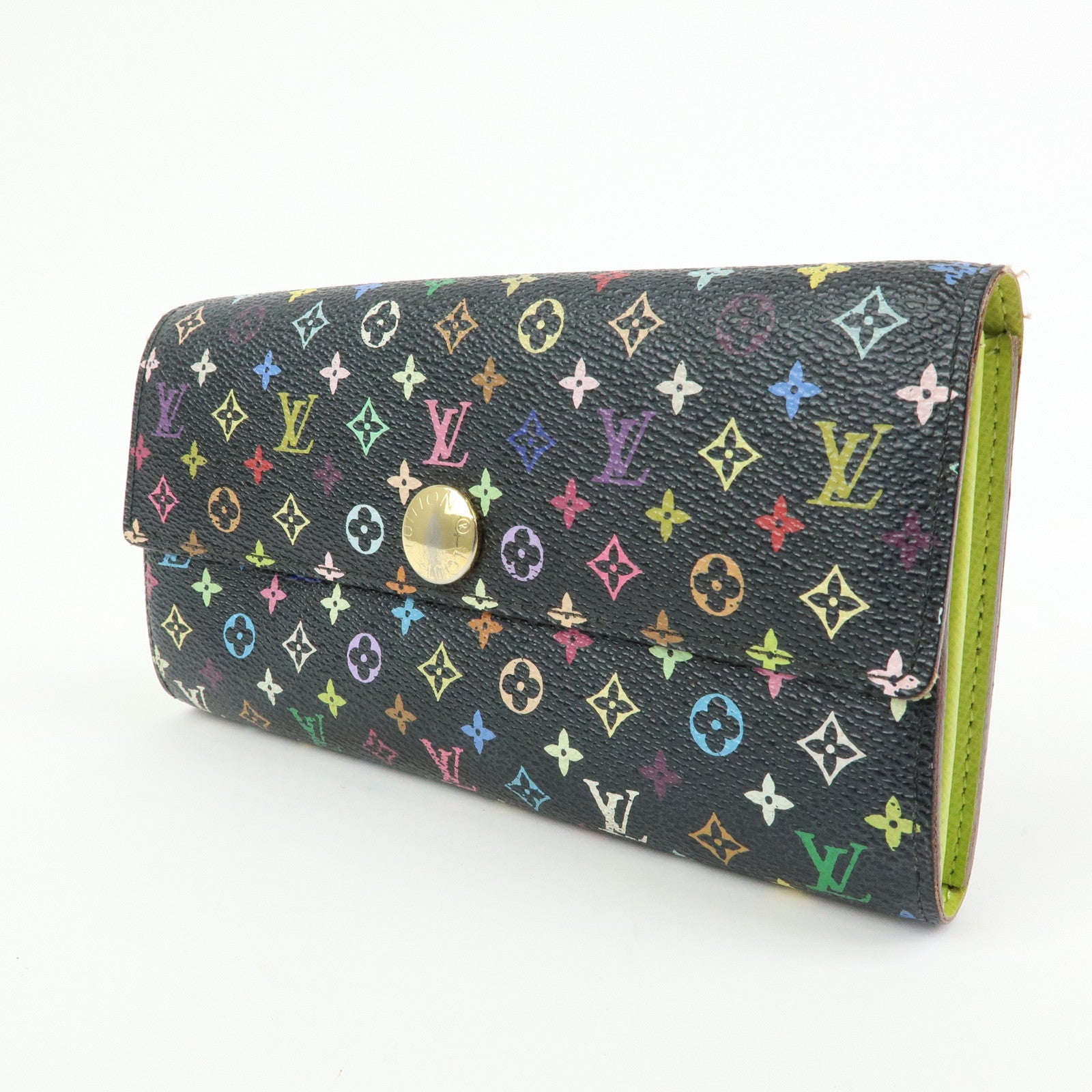 Louis Vuitton Monogram Multicolor Portefeuille Sarah Wallet M93748