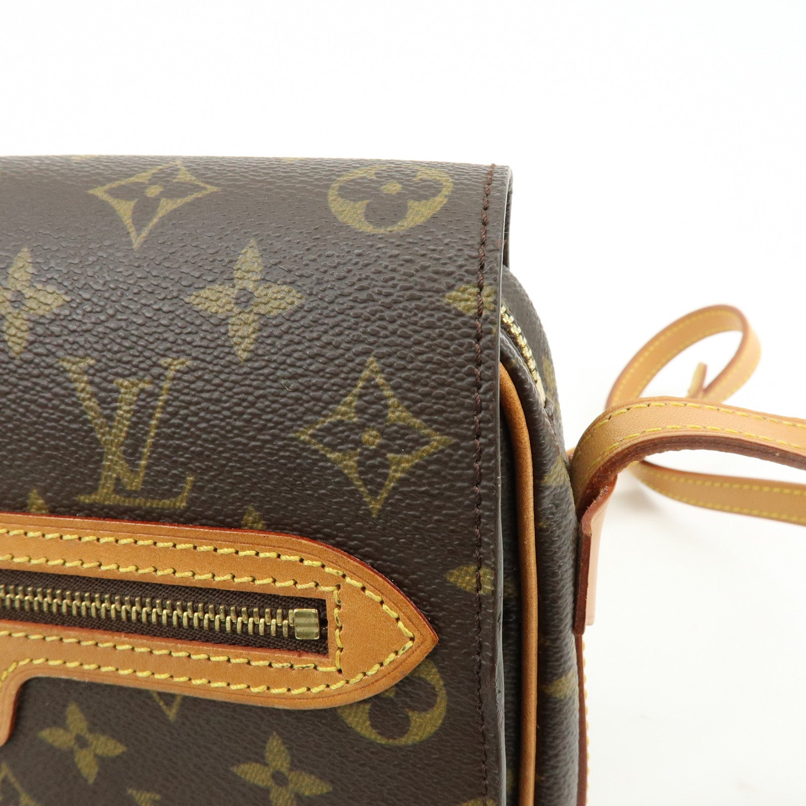 Louis Vuitton Monogram Saint Germain 28 Shoulder Bag Brown M51207