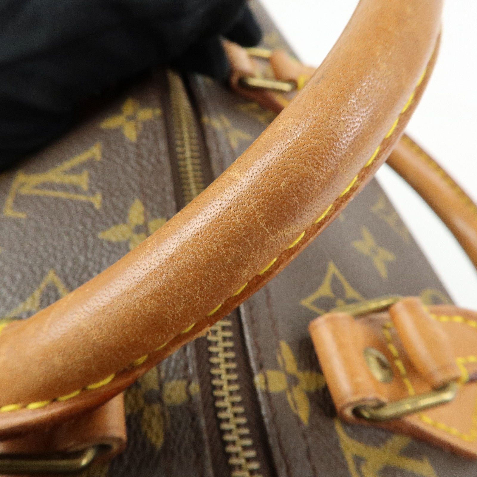 Louis Vuitton Monogram Speedy 40 Hand Bag Boston Bag Brown M41522