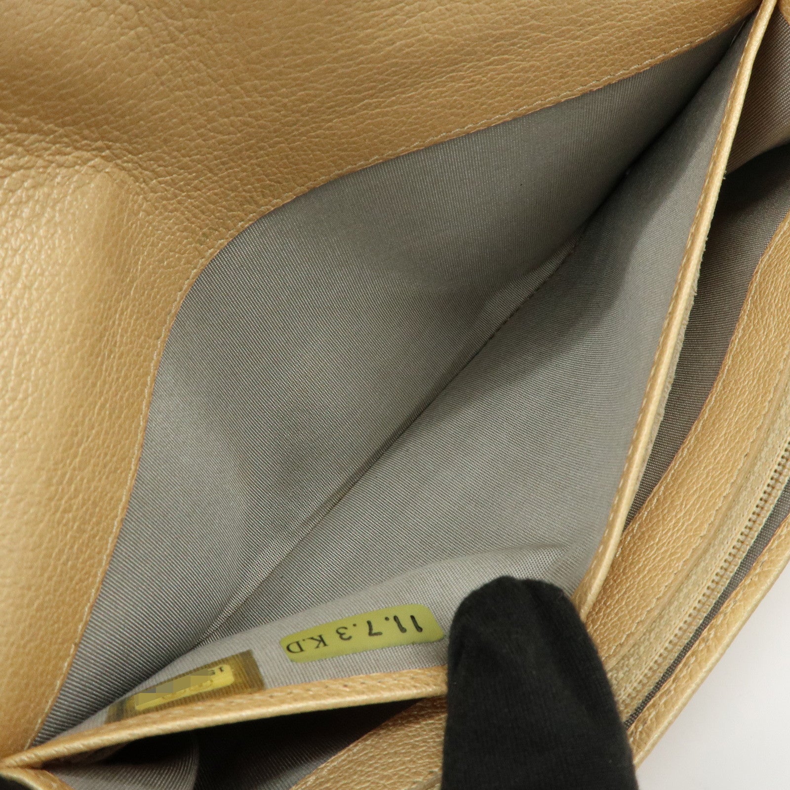 Chanel Camellia Calf Leather Long Flap Wallet Beige