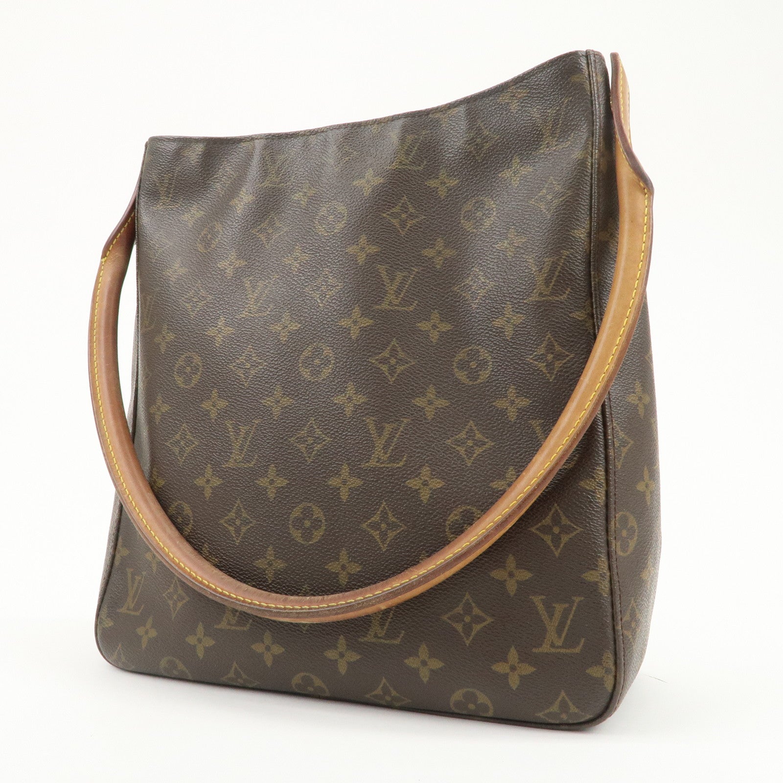 Louis Vuitton Monogram Looping GM Shoulder Bag Brown M51145
