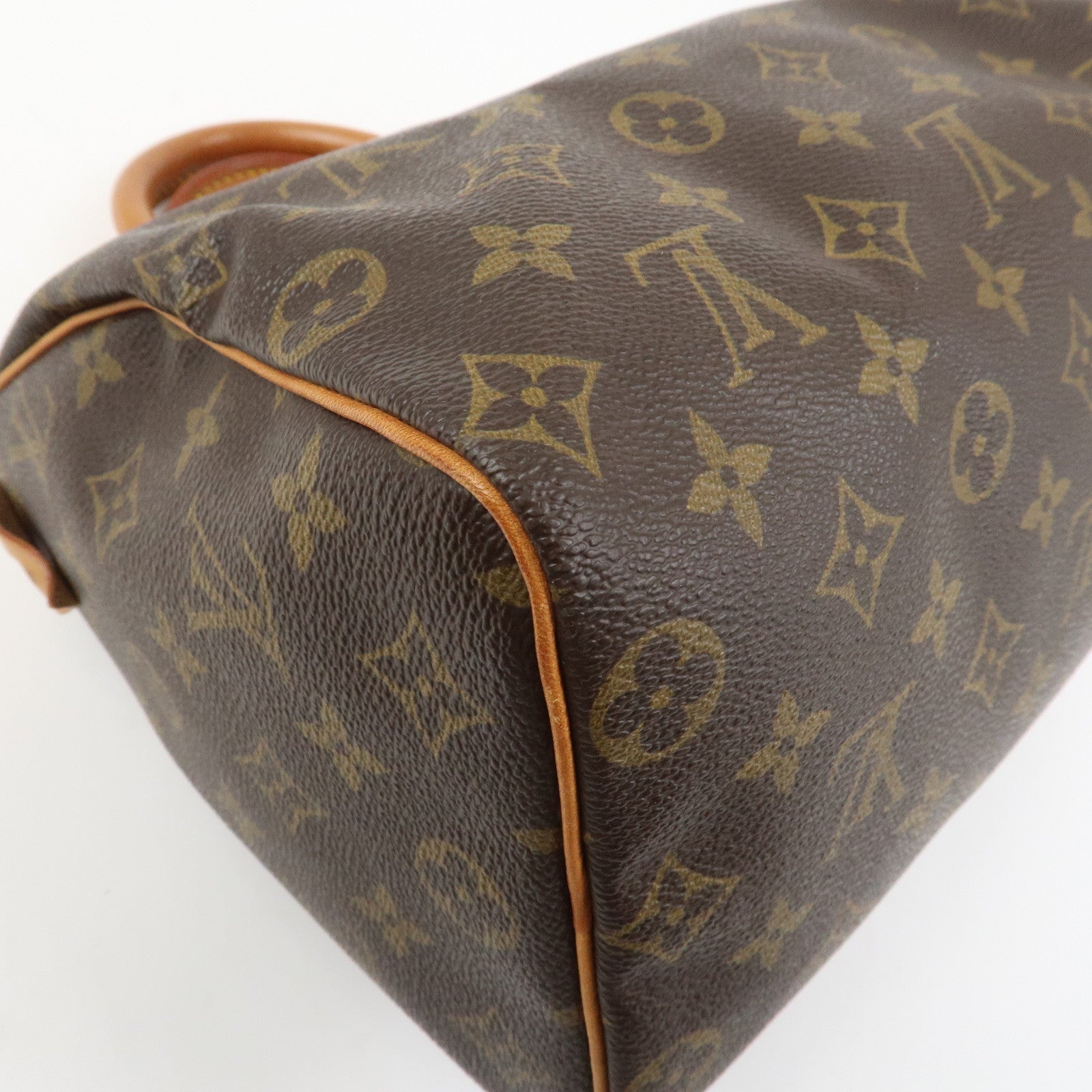 Louis Vuitton Monogram Speedy 25 Boston Bag Hand Bag Brown M41528