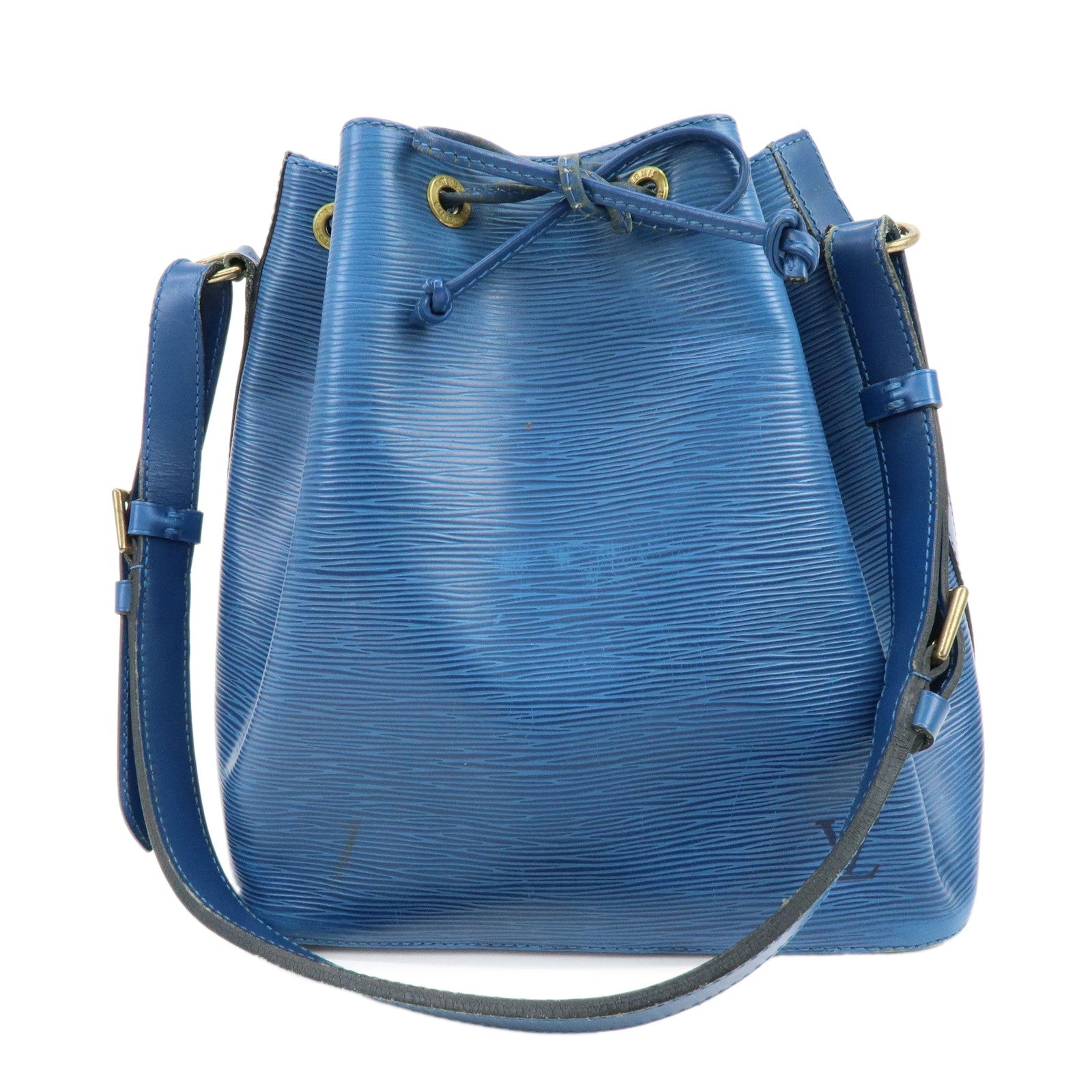 Louis Vuitton Epi Petit Noe Shoulder Hand Bag Toledo Blue M44105
