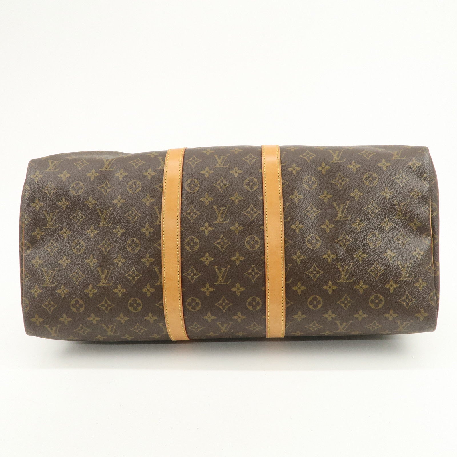 Louis Vuitton Monogram Keep All 55 Boston Bag Brown M41424
