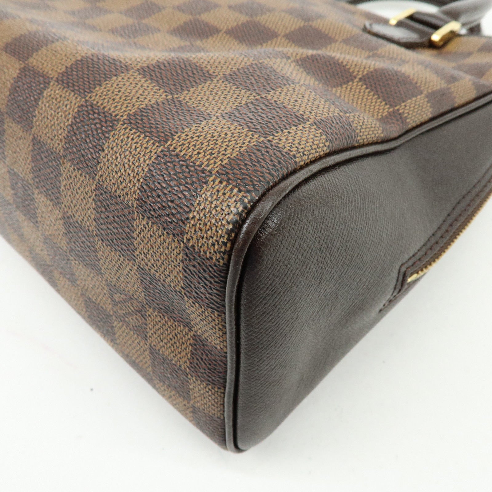 Louis Vuitton Damier Canvas Brera Hand Bag Ebene N51150