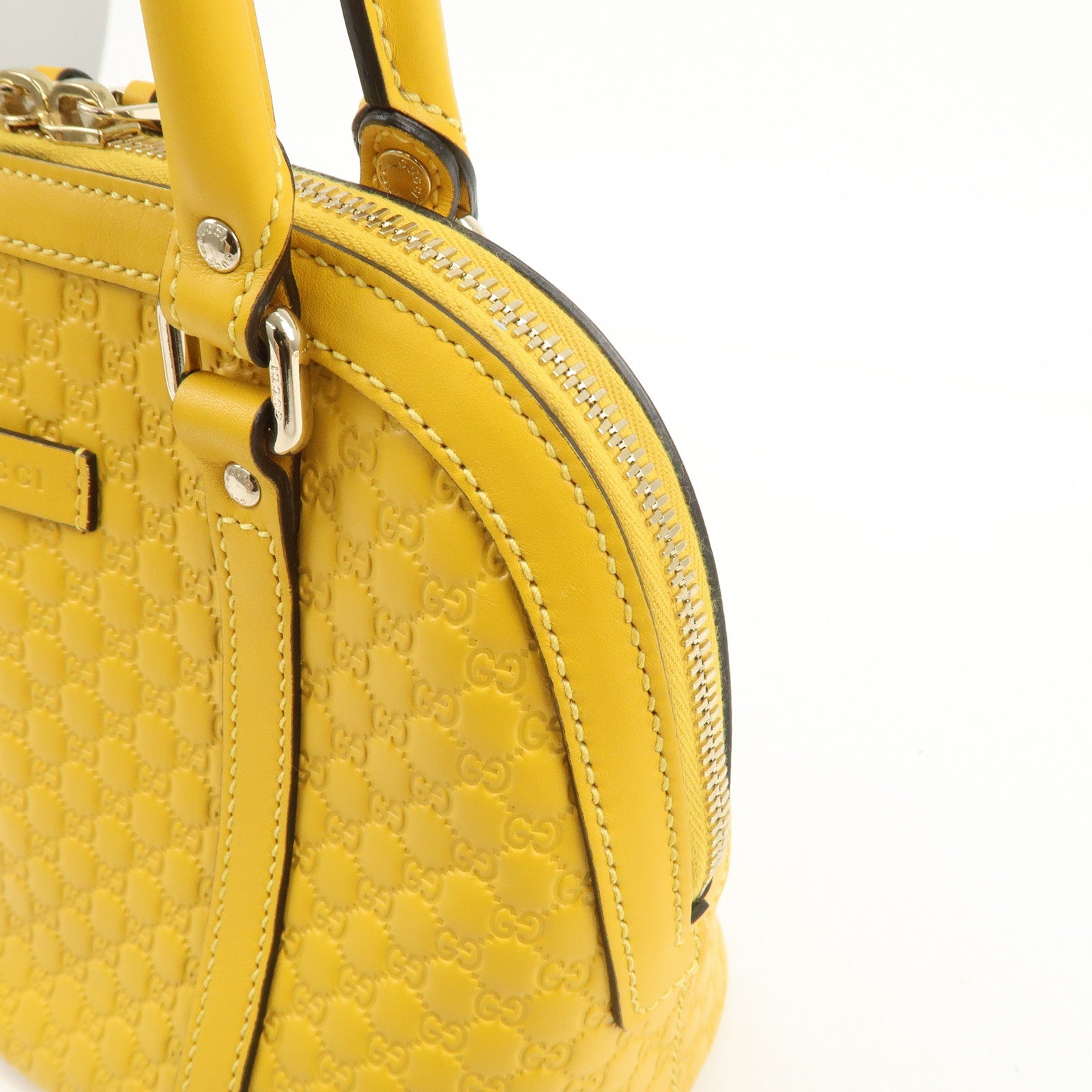 GUCCI Micro Guccissima Leather 2WayBag Hand Bag Shoulder Bag 449654