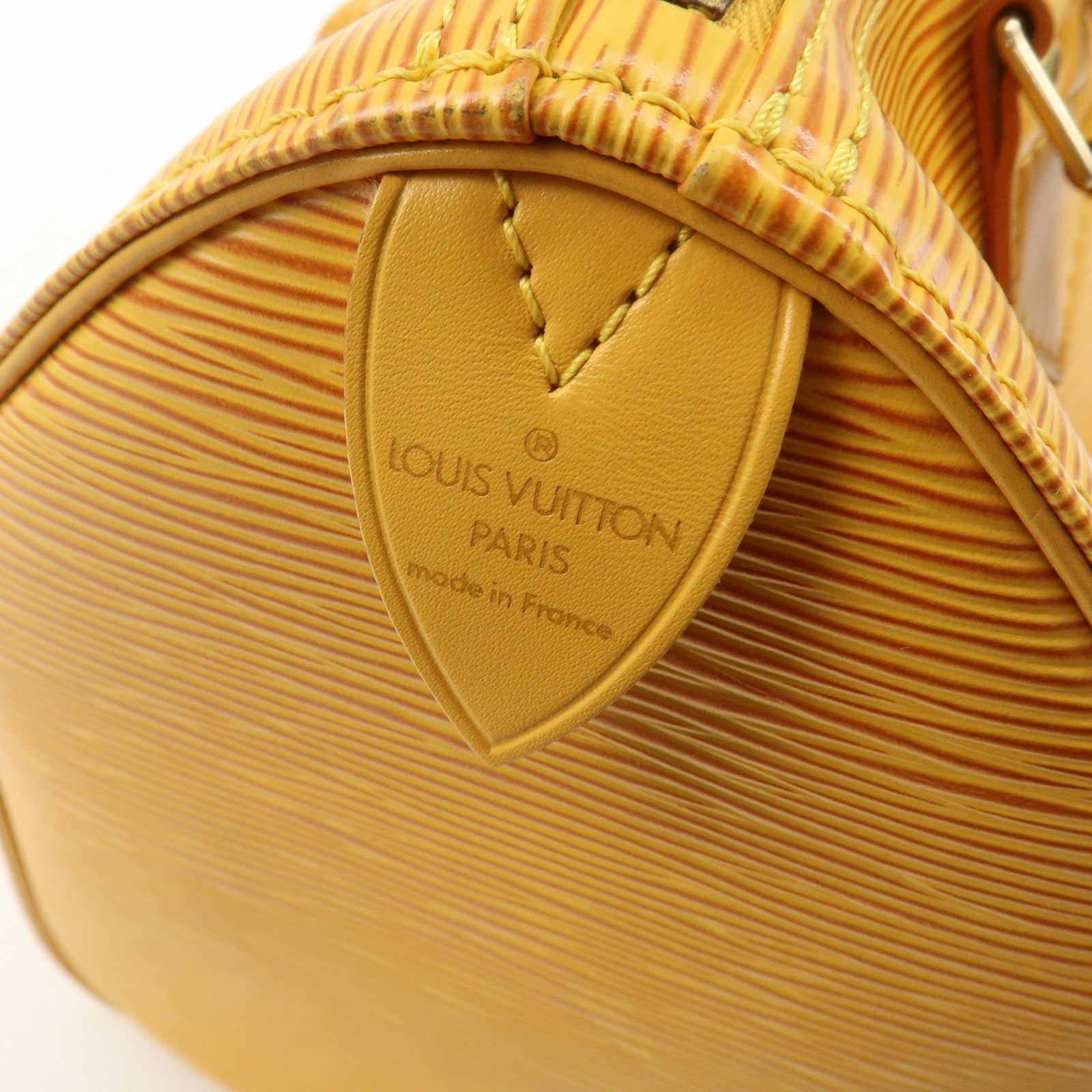 Louis Vuitton Epi Speedy 25 Boston Bag Hand Bag Yellow M43019