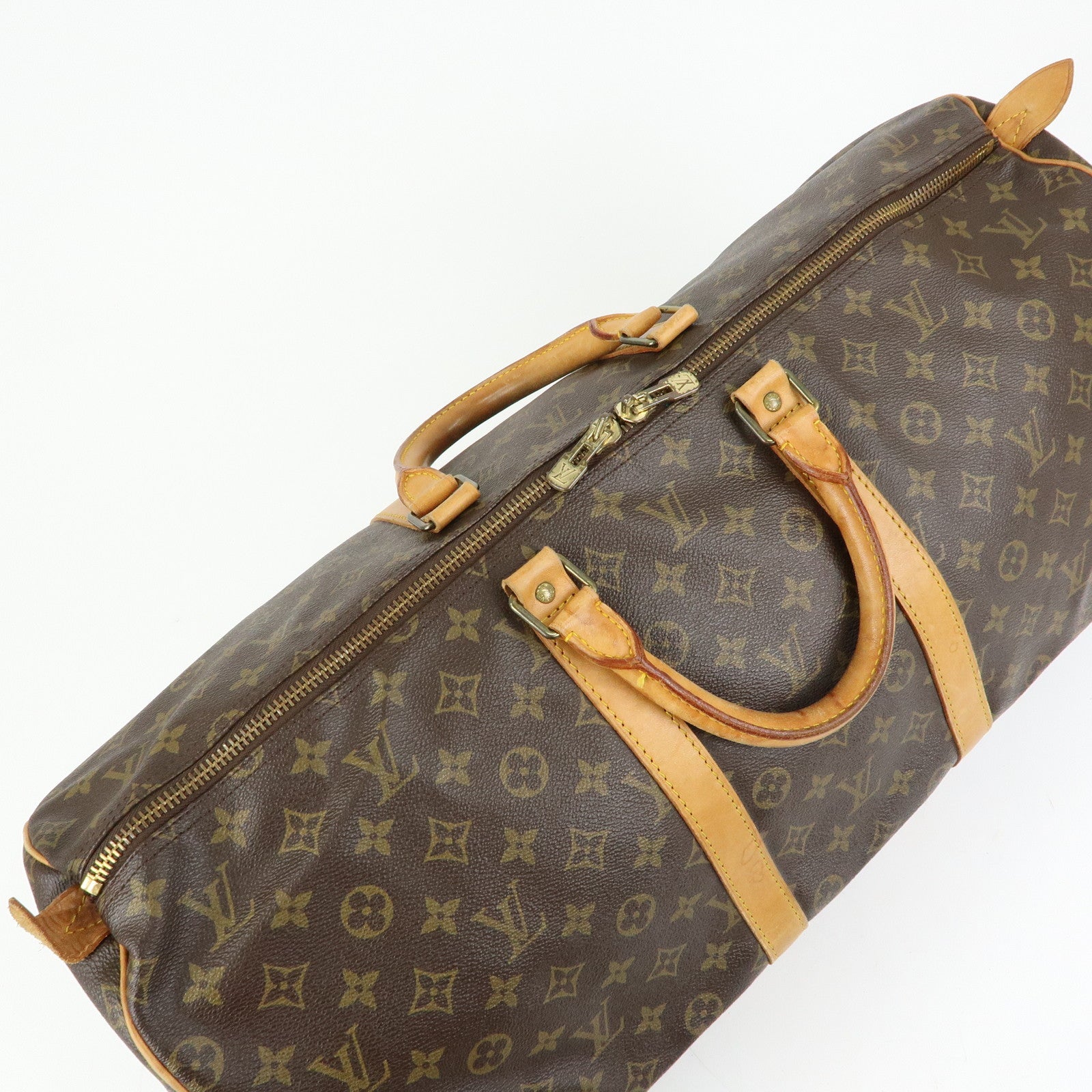 Louis Vuitton Monogram Keep All 55 Boston Bag Brown M41424