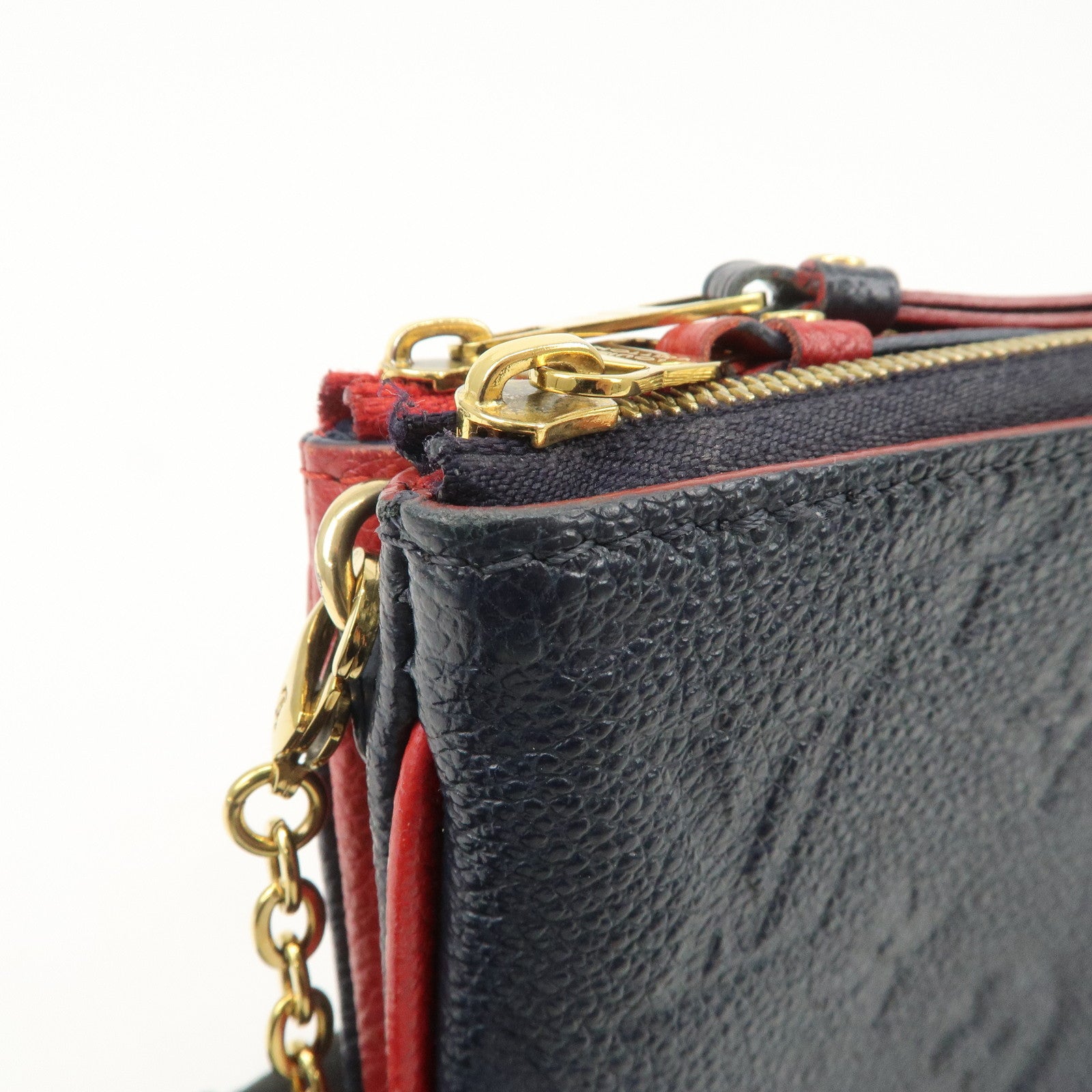 Louis Vuitton Monogram Empreinte Pochette Double Zip M63916 Used