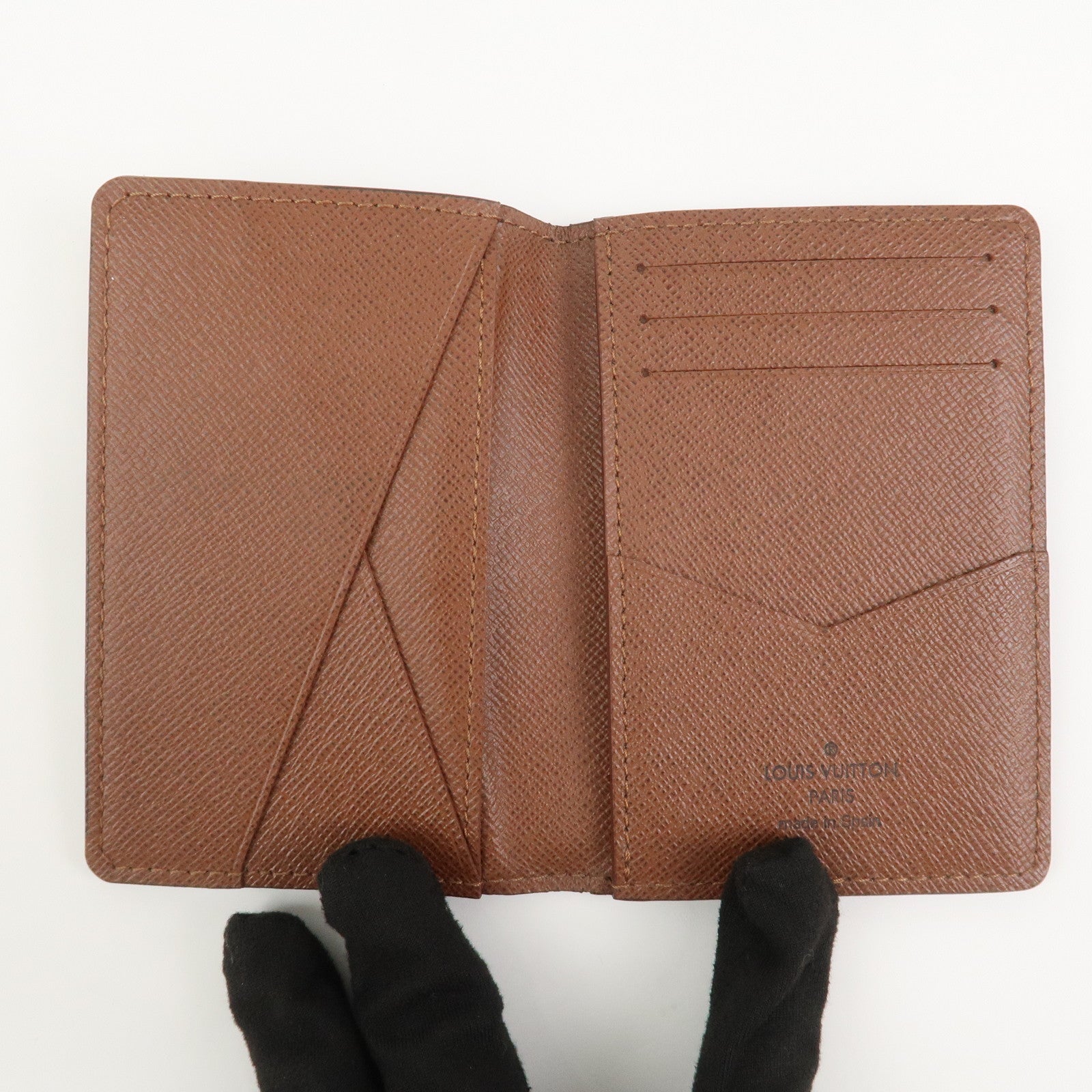 Louis Vuitton Monogram Organizer de Poche Card Case Brown M60502