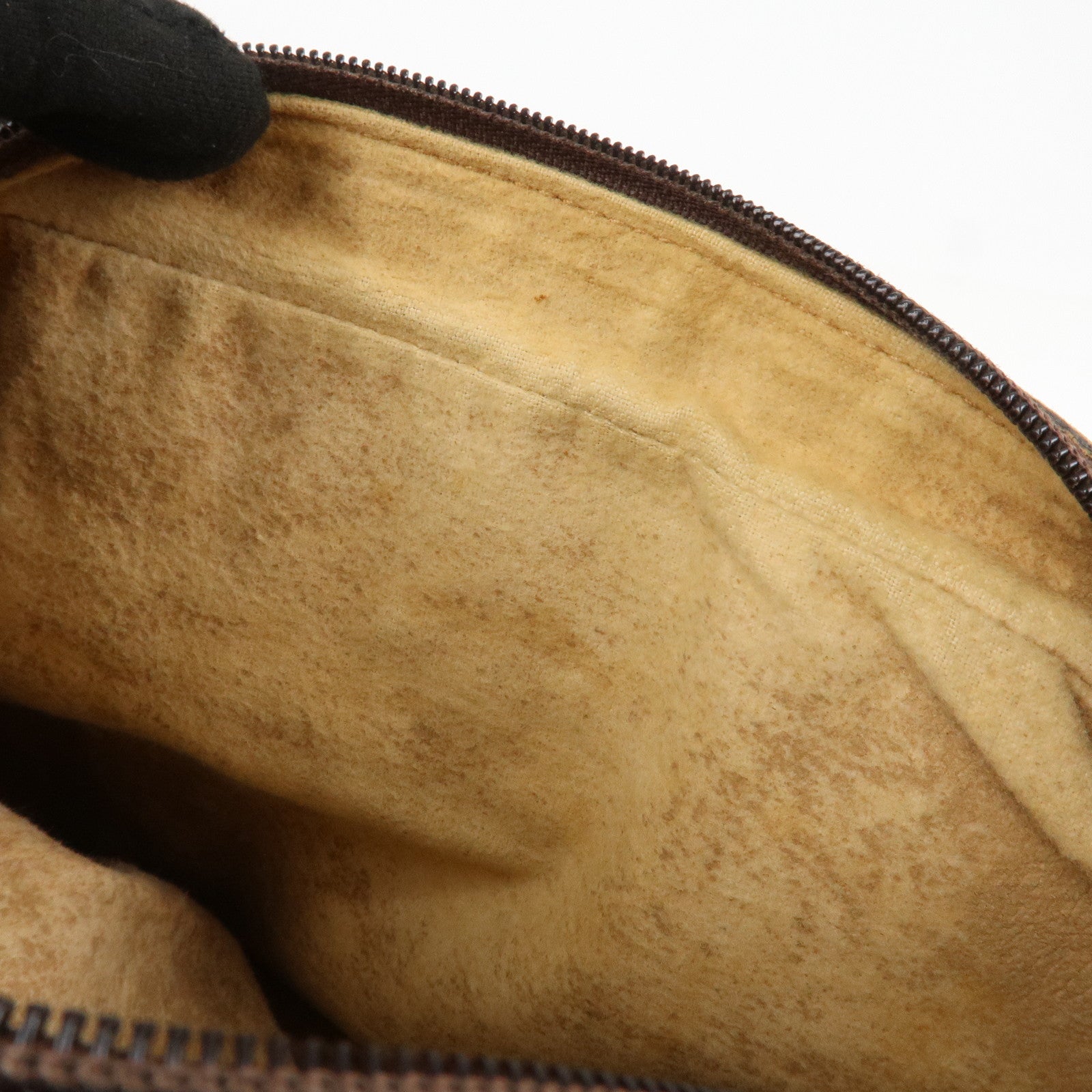 GUCCI  Set Of 2 GG Monogram Leather Clutch Bags Beige Brown