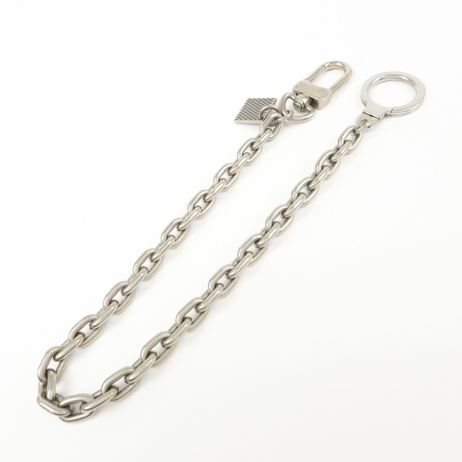 Louis Vuitton Chaine Ancre XL Bag Charm Key Holder Silver M65758