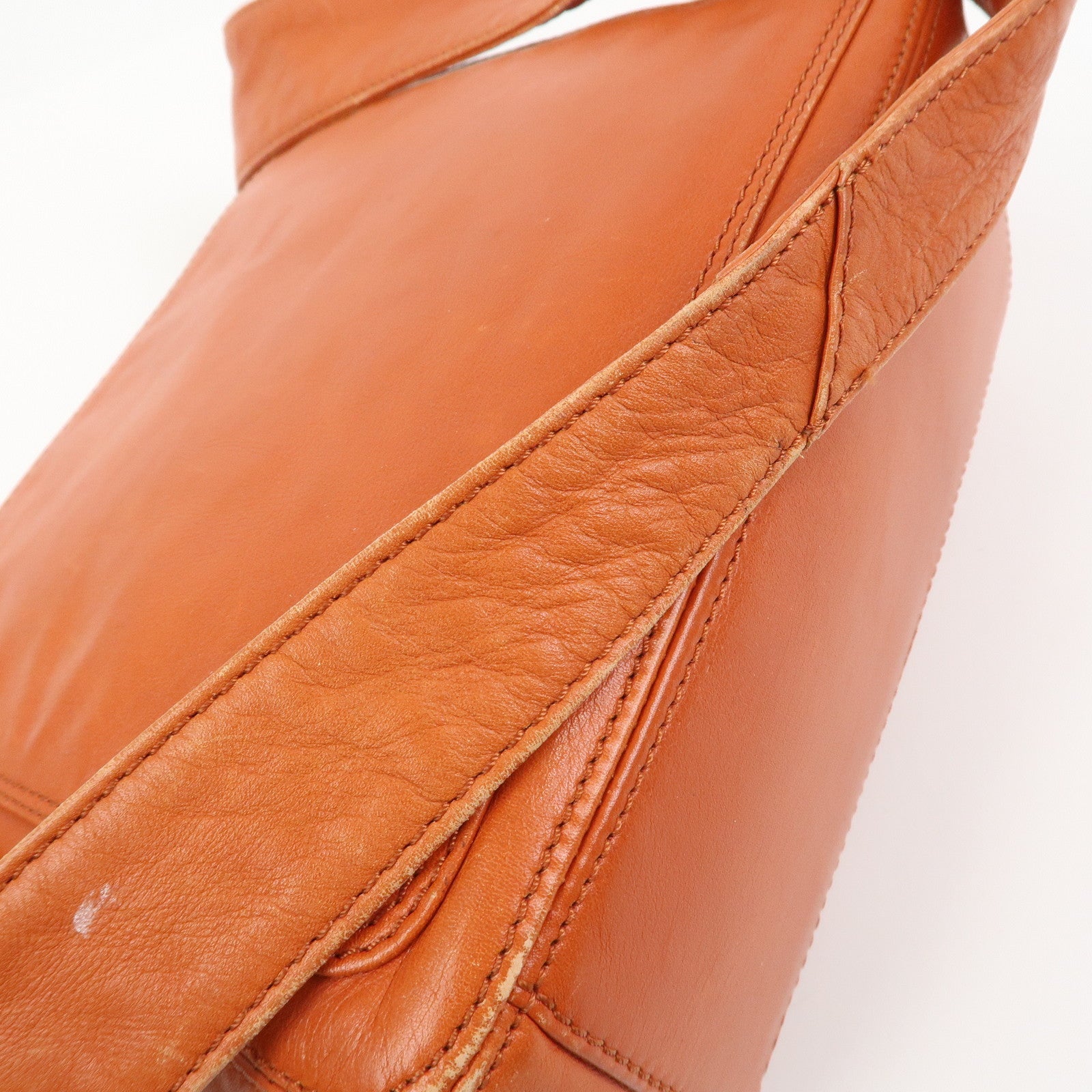 CHANEL COCO Mark Calf Leather Shoulder Bag Hand Bag Brown