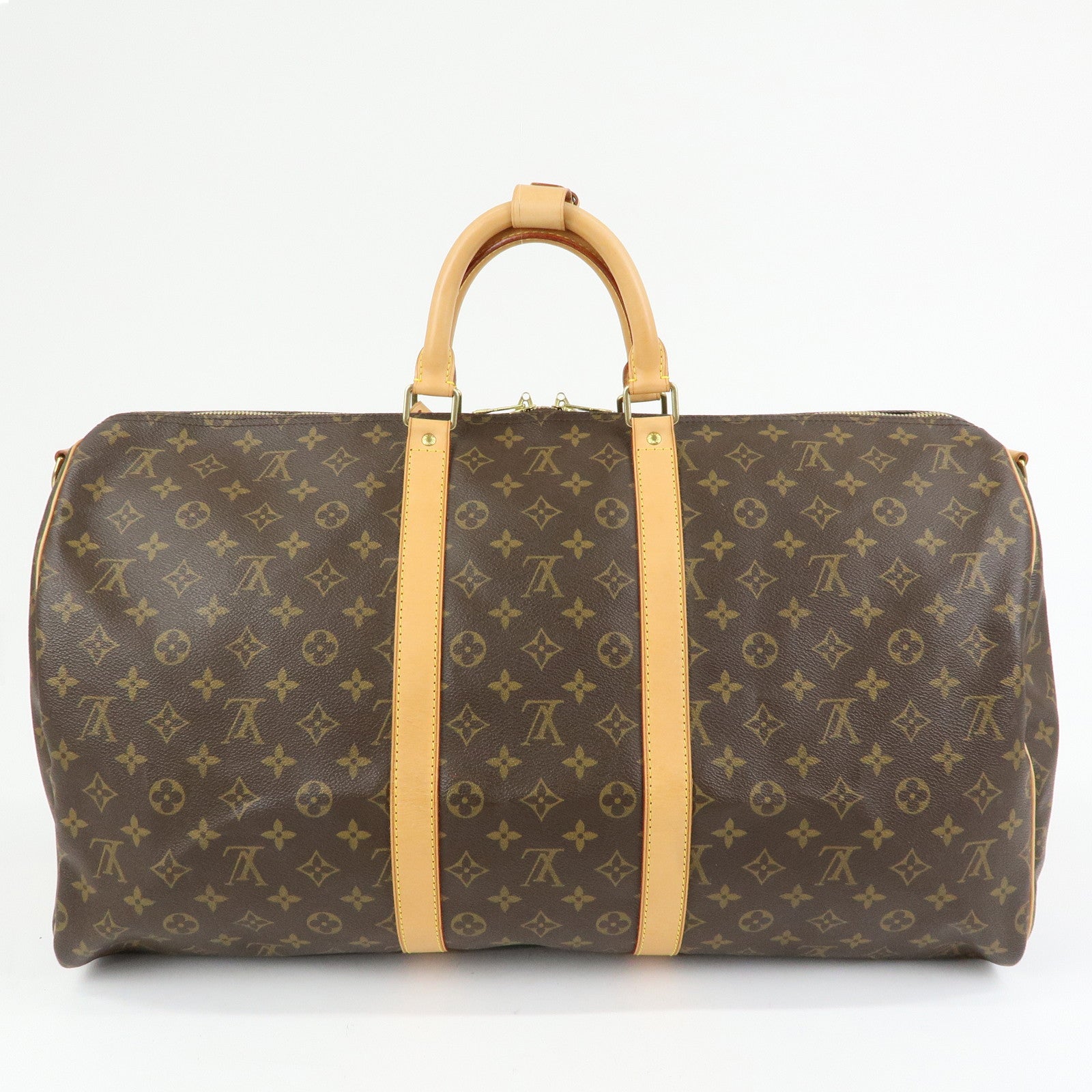Louis Vuitton Monogram Keep All Bandouliere 55 Boston Bag M41414