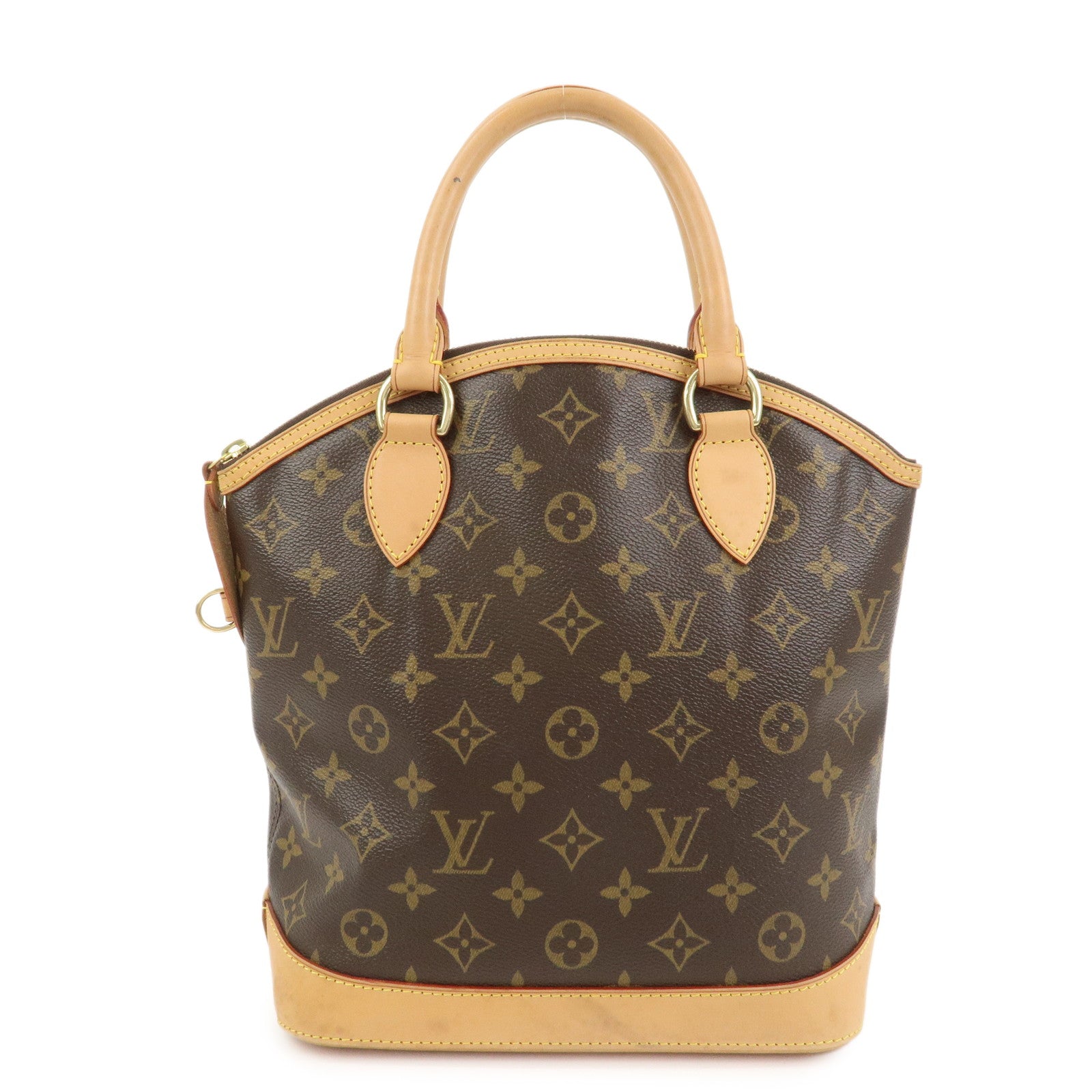 Louis Vuitton Monogram Lockit PM Hand Bag Tote Bag Brown M40102