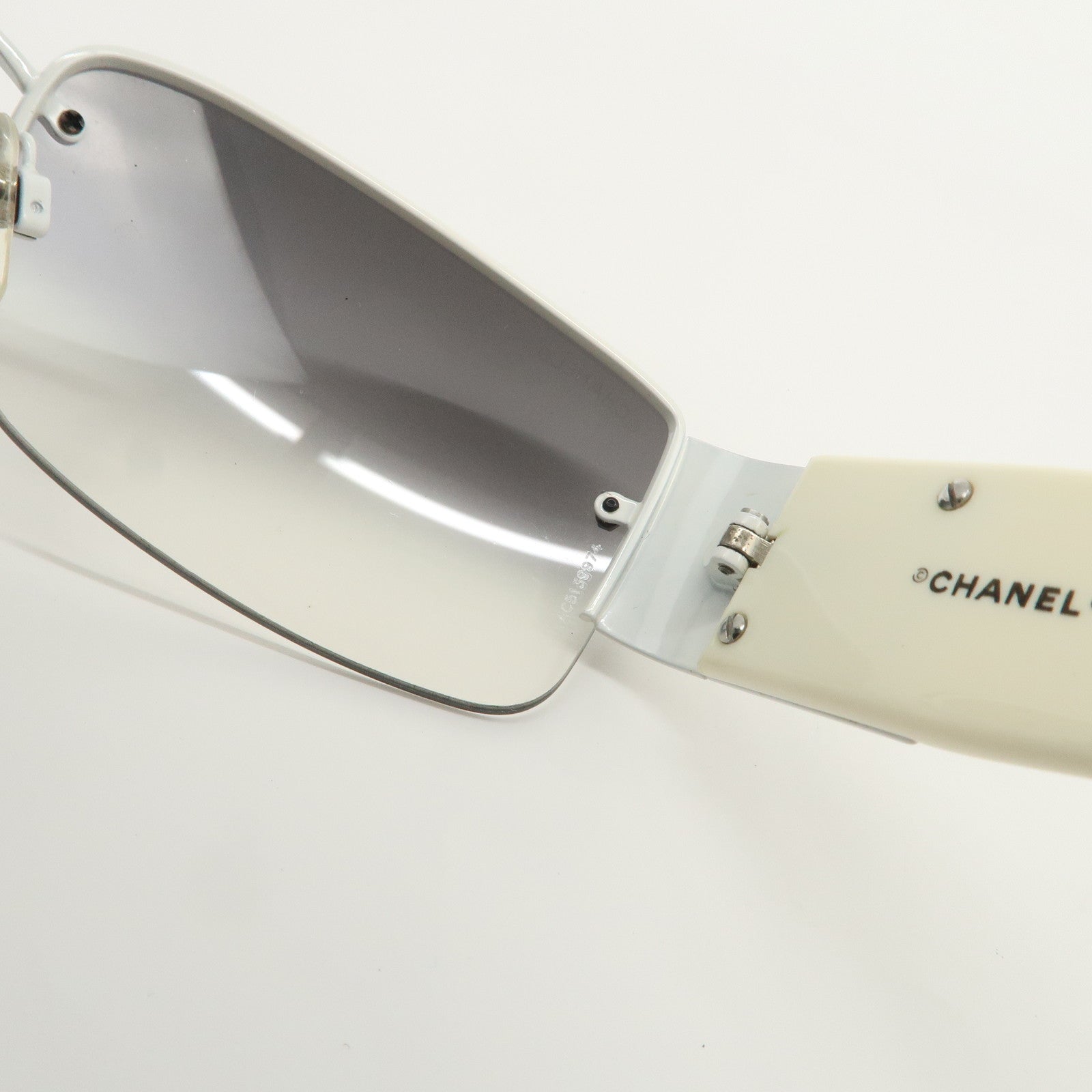 CHANEL Plastic Rhinestone Sunglasses 4117-B c.287/8G 62笆｡16 125