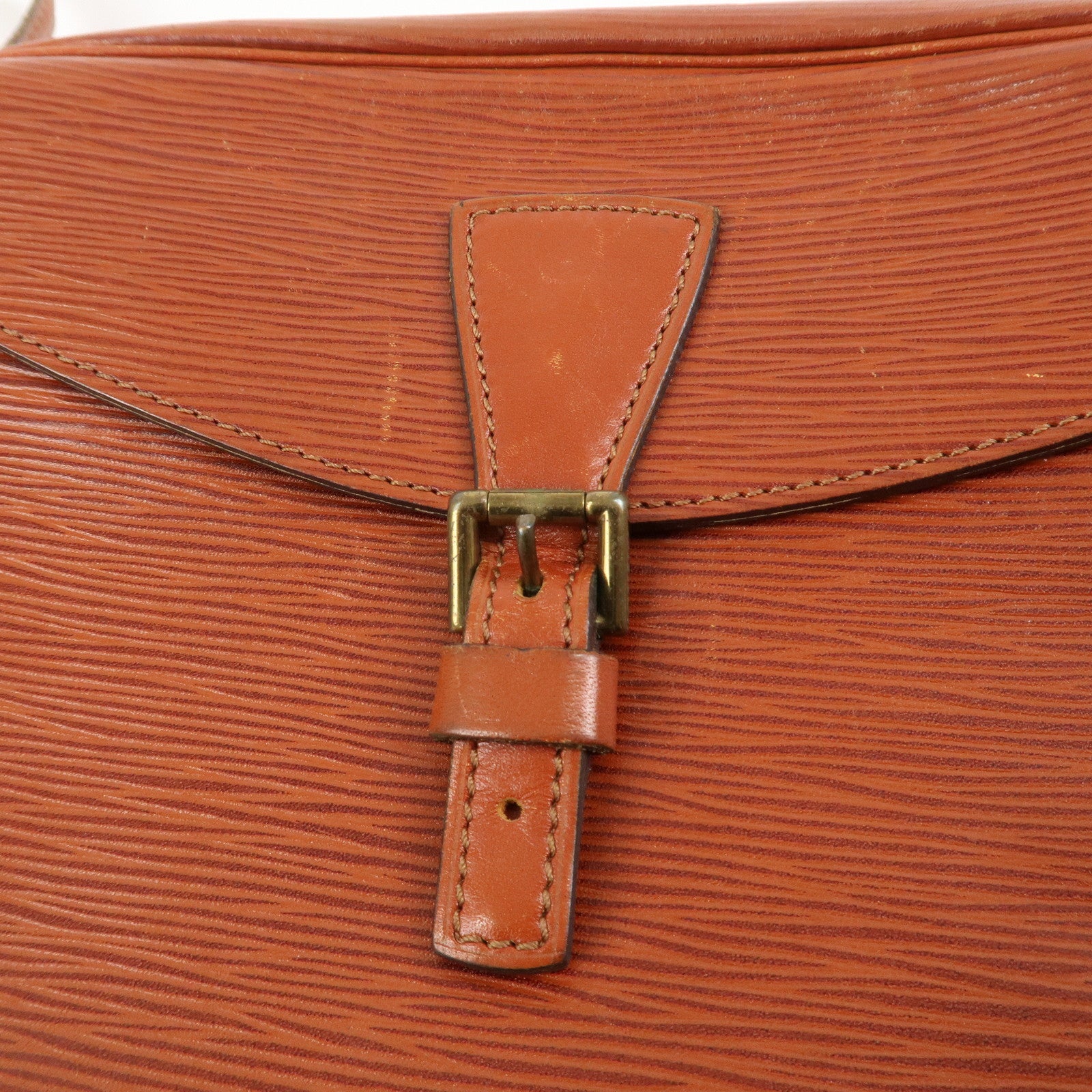 Louis Vuitton Epi Jeune Fille Shoulder Bag Kenya Brown M52153