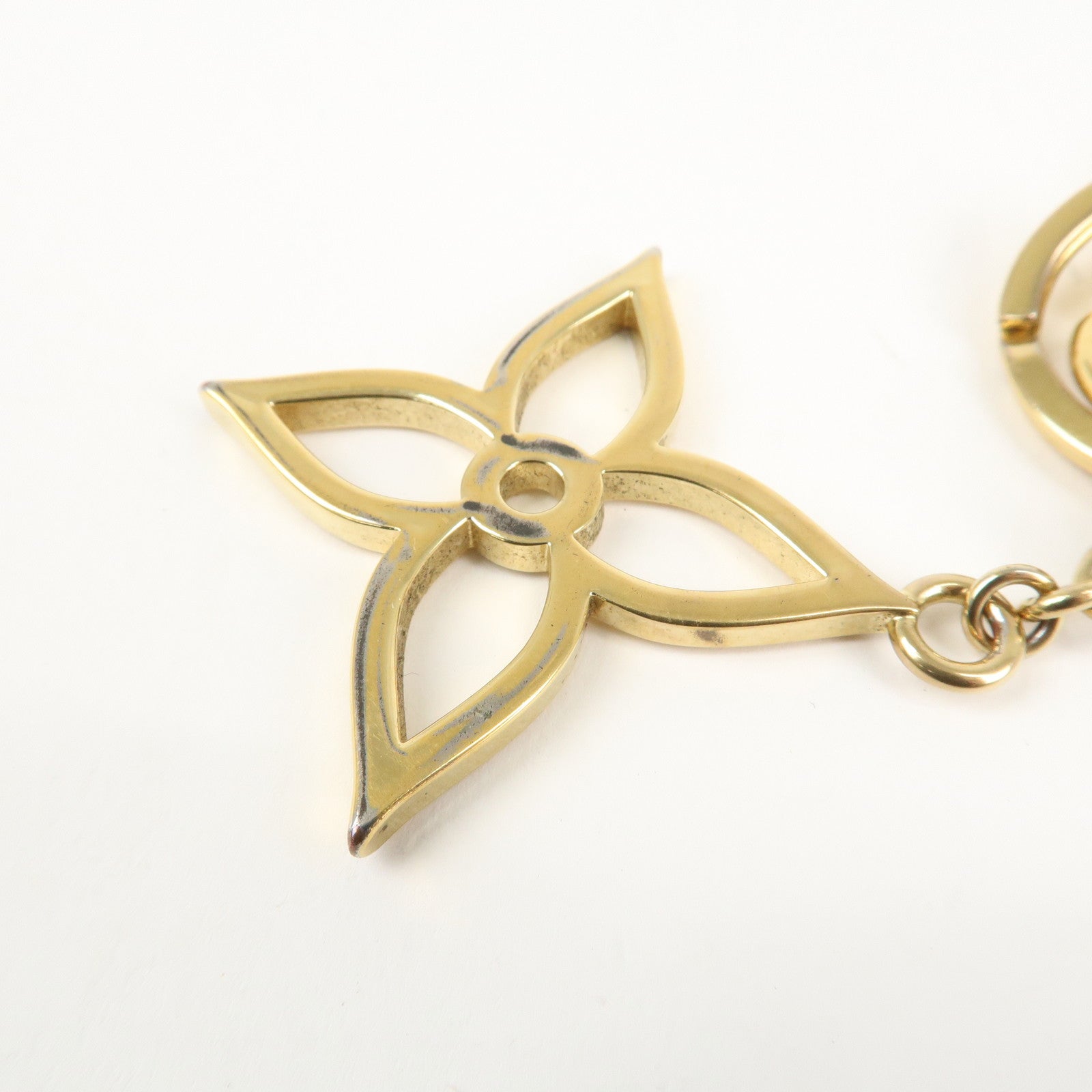 Louis Vuitton Porte Cles Color Line Charm Key Ring M64525 Used