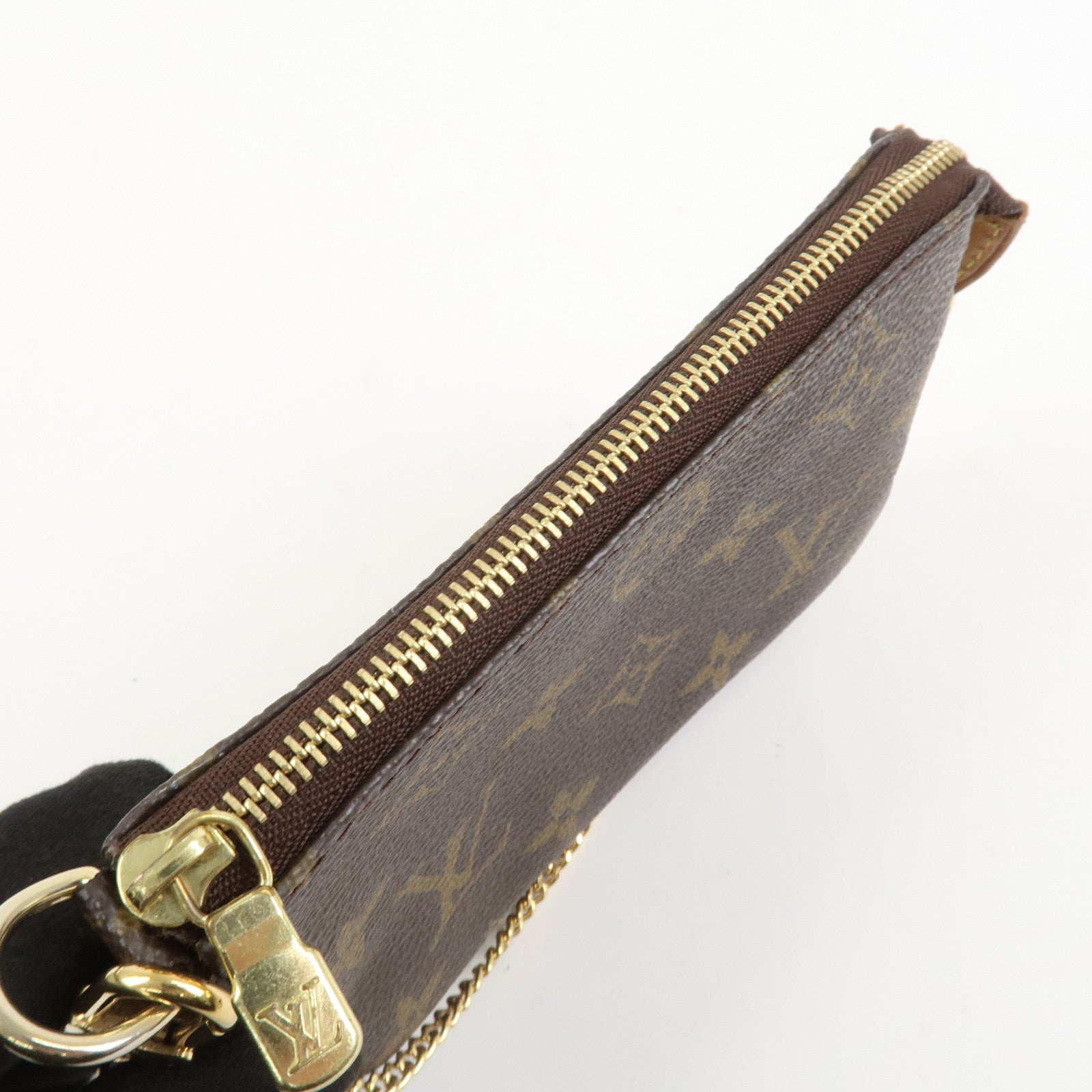 Louis Vuitton Monogram Mini Pochette Accessoires Hand Bag M58009