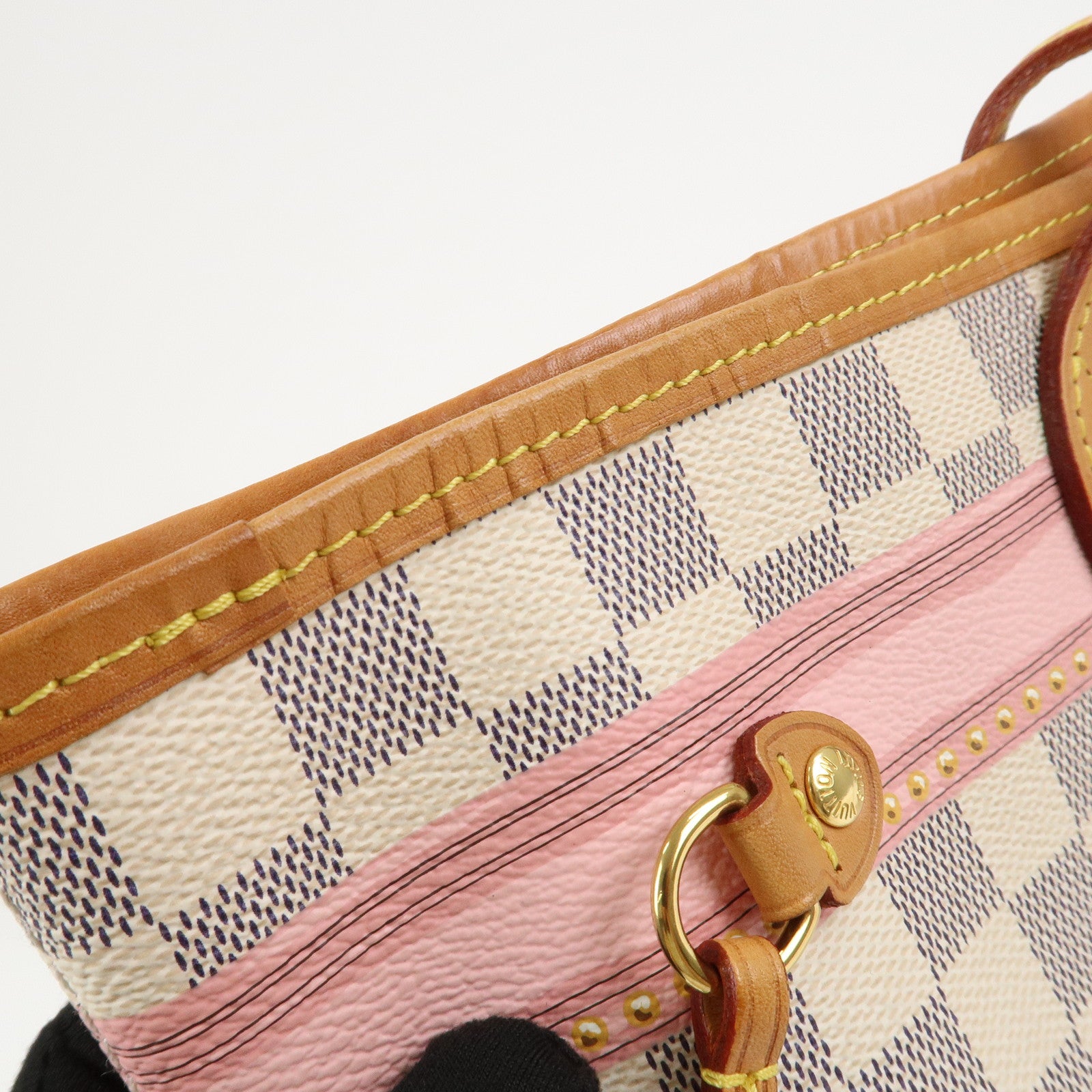 Louis Vuitton Damier Azur Neverfull MM Summer Trunk Tote Bag N41065