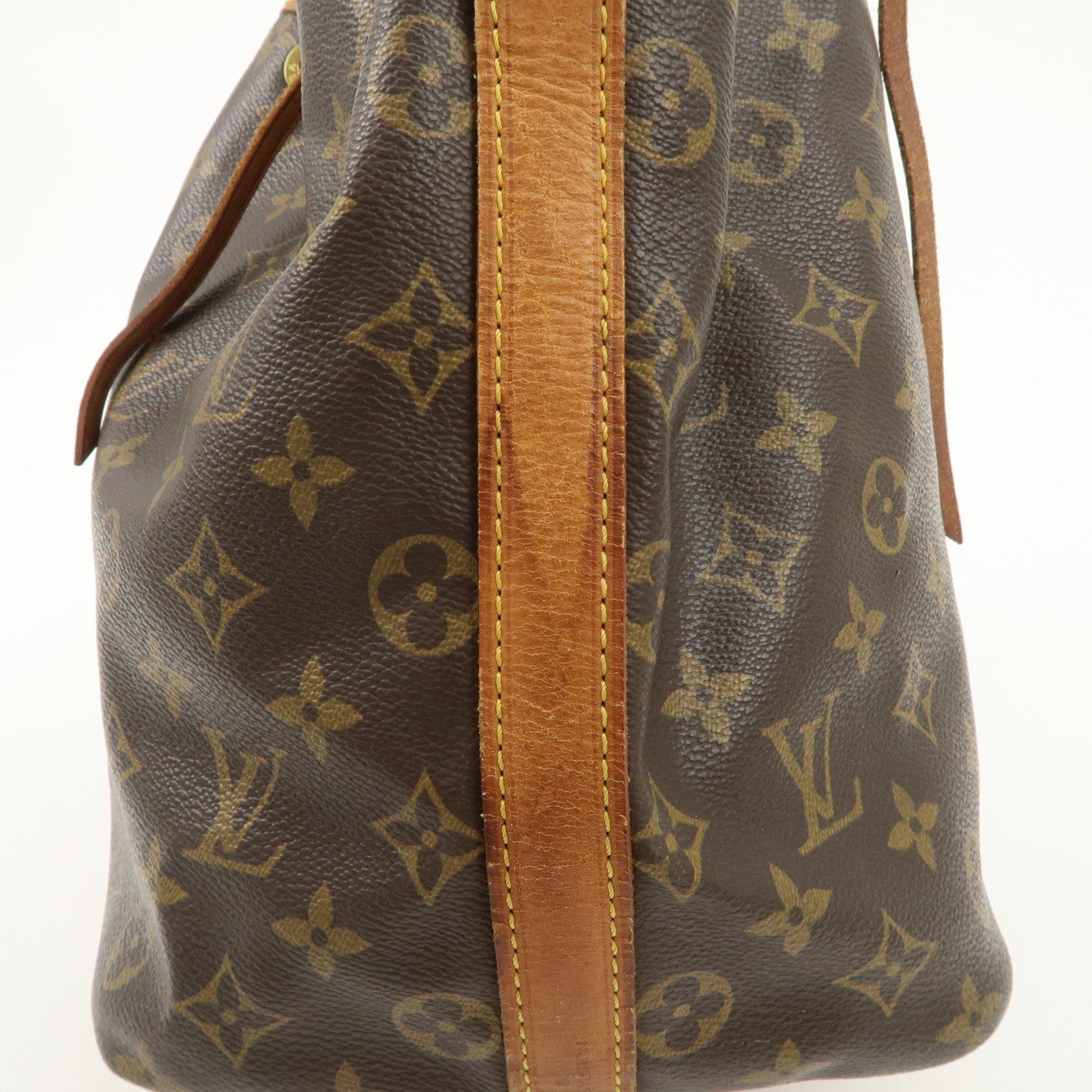Louis Vuitton Monogram Petit Noe Shoulder Bag Brown M42226 Used