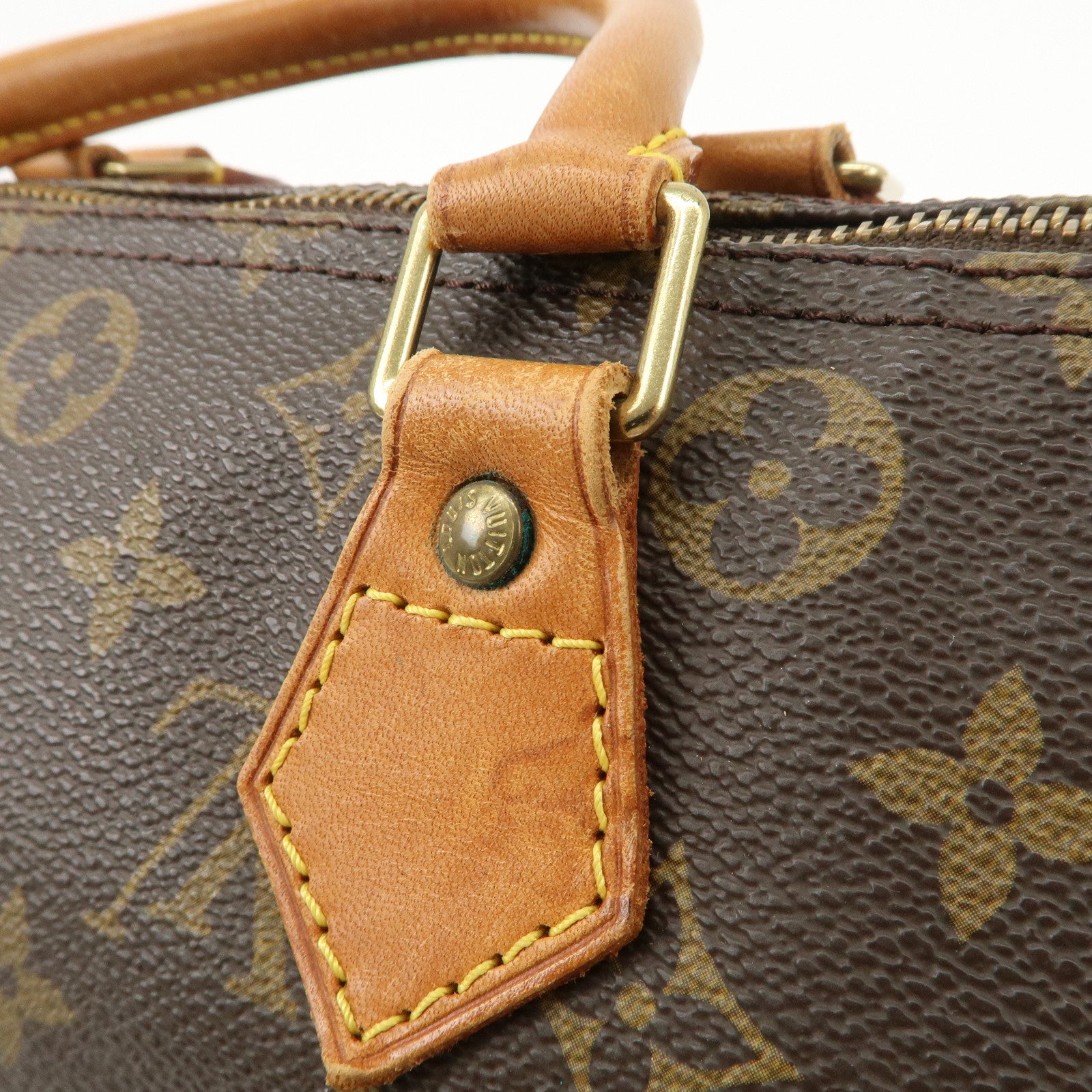 Louis Vuitton Monogram Speedy 30 Boston Bag Hand Bag M41526 Used