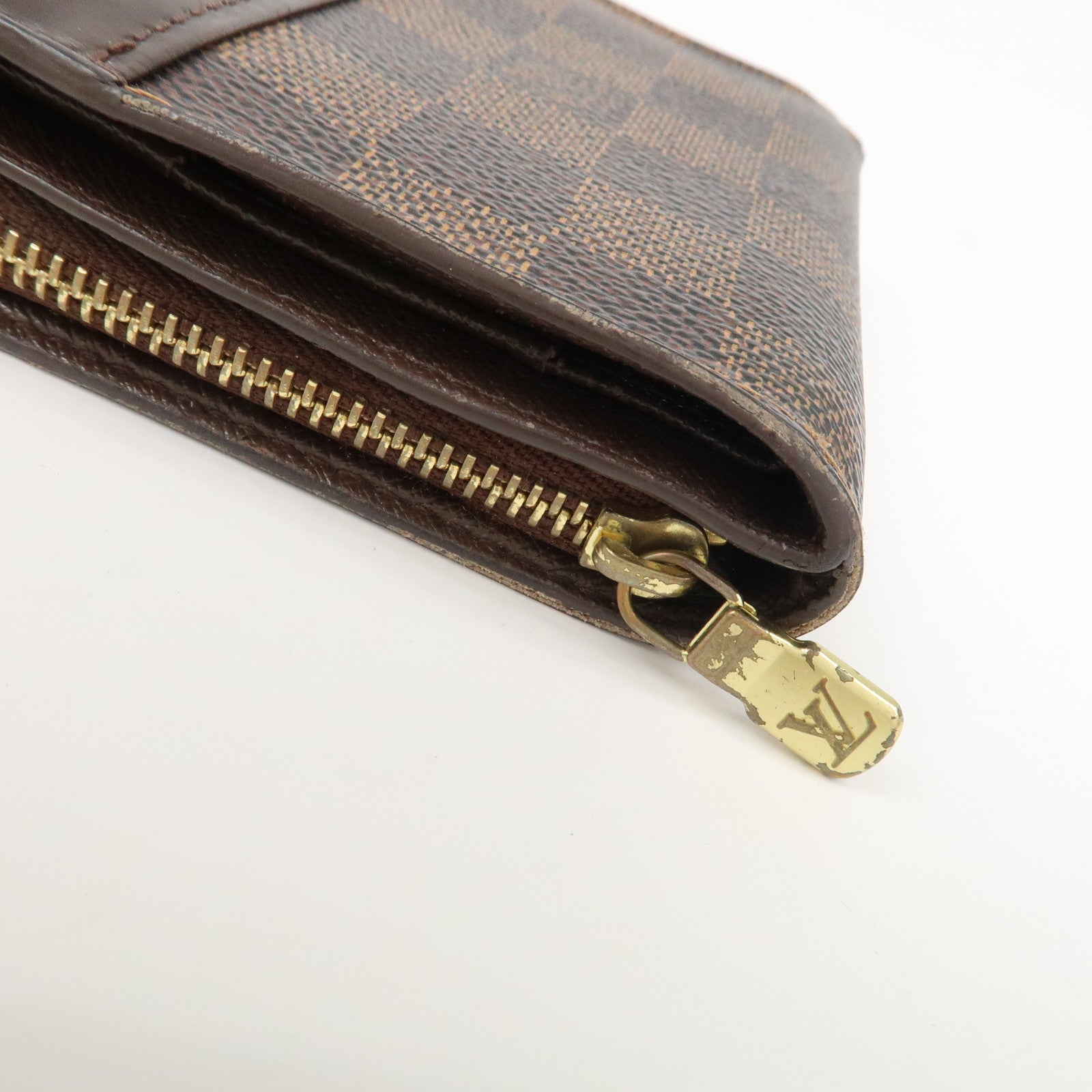 Louis Vuitton Damier Compact Zippy Bi-fold Small Wallet N61668