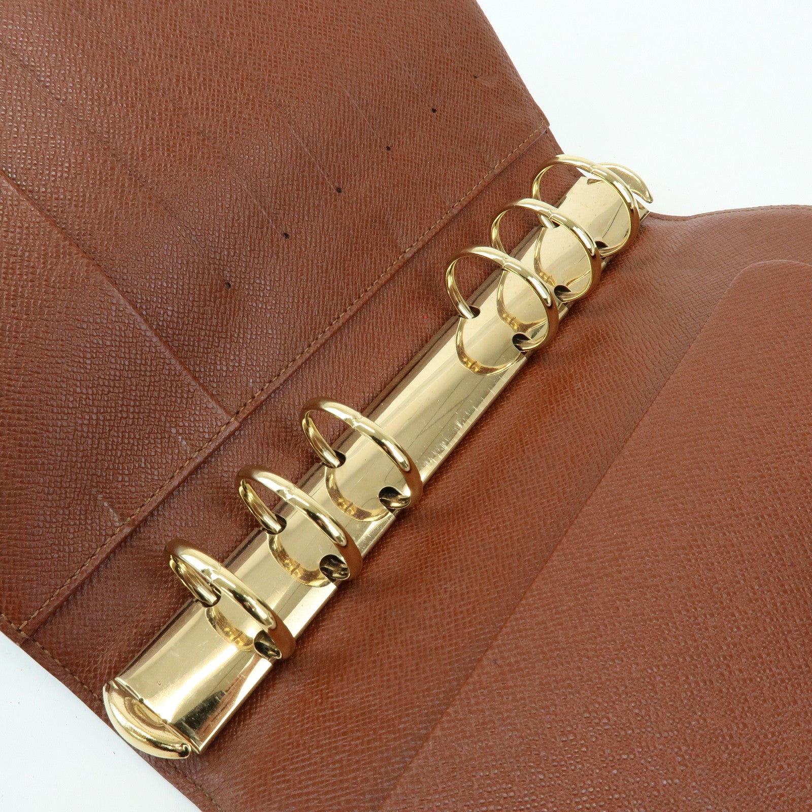 Louis Vuitton Monogram Agenda MM Planner Cover Brown R20105