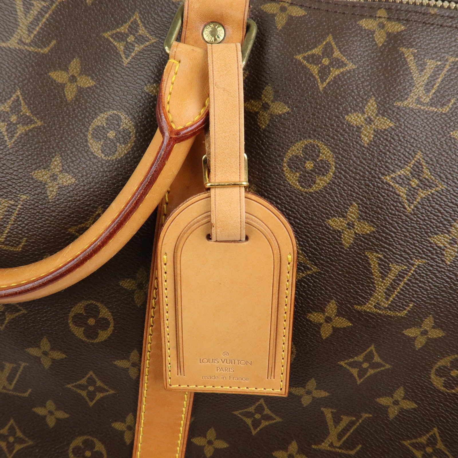 Louis Vuitton Monogram Keep All 60 Boston Bag Brown M41422