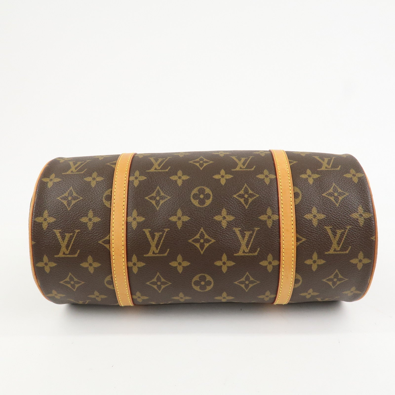 Louis Vuitton Monogram Papillon 30 Hand Bag New Style Brown M51385