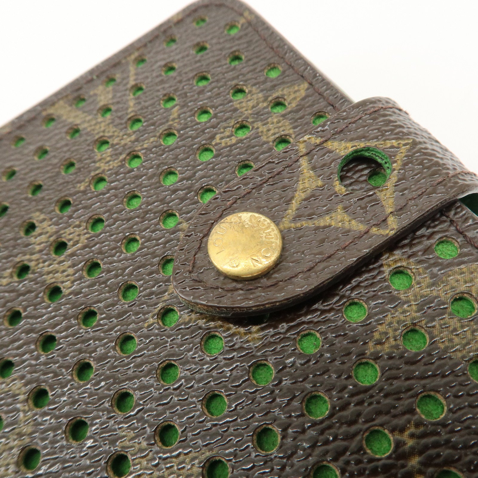 Louis Vuitton Monogram Perfore Compact Zip Bi-fold Wallet M95218