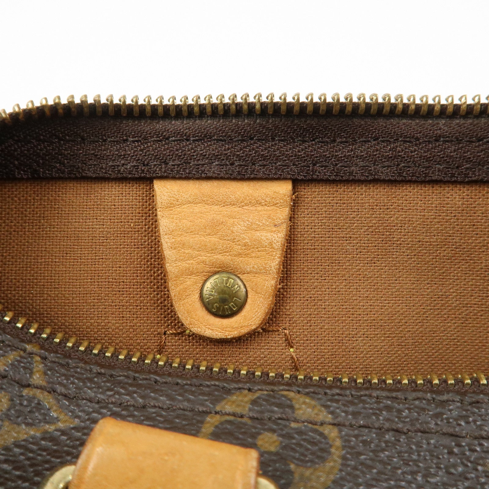 Louis Vuitton Monogram Speedy 25 Boston Bag Hand Bag Brown M41528