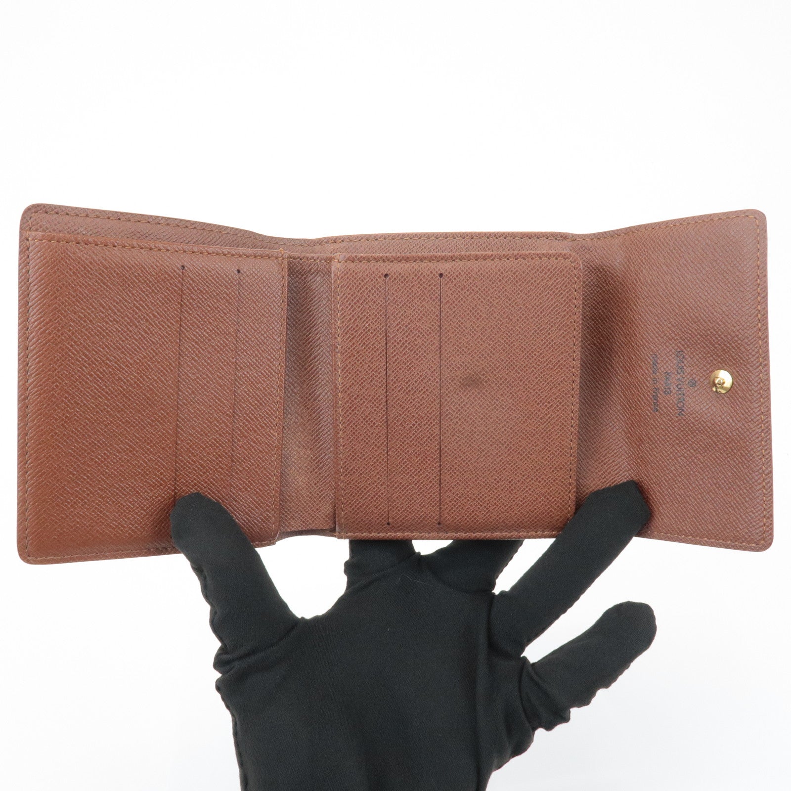 Louis Vuitton Monogram Porte Monnaie Billets Carte Credit M61660 Used