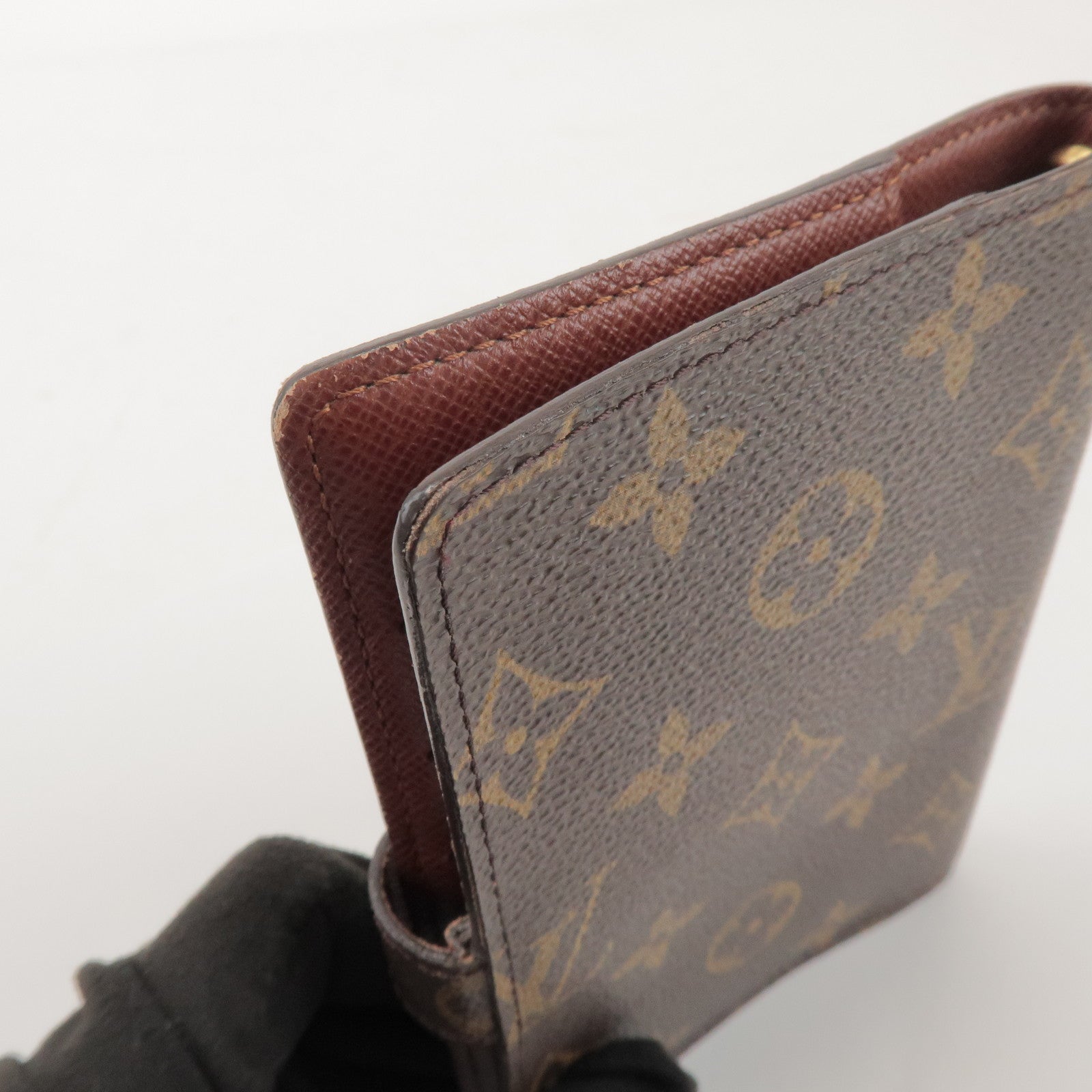 Louis Vuitton Monogram Agenda PM Canvas Planner Cover Brown R20005