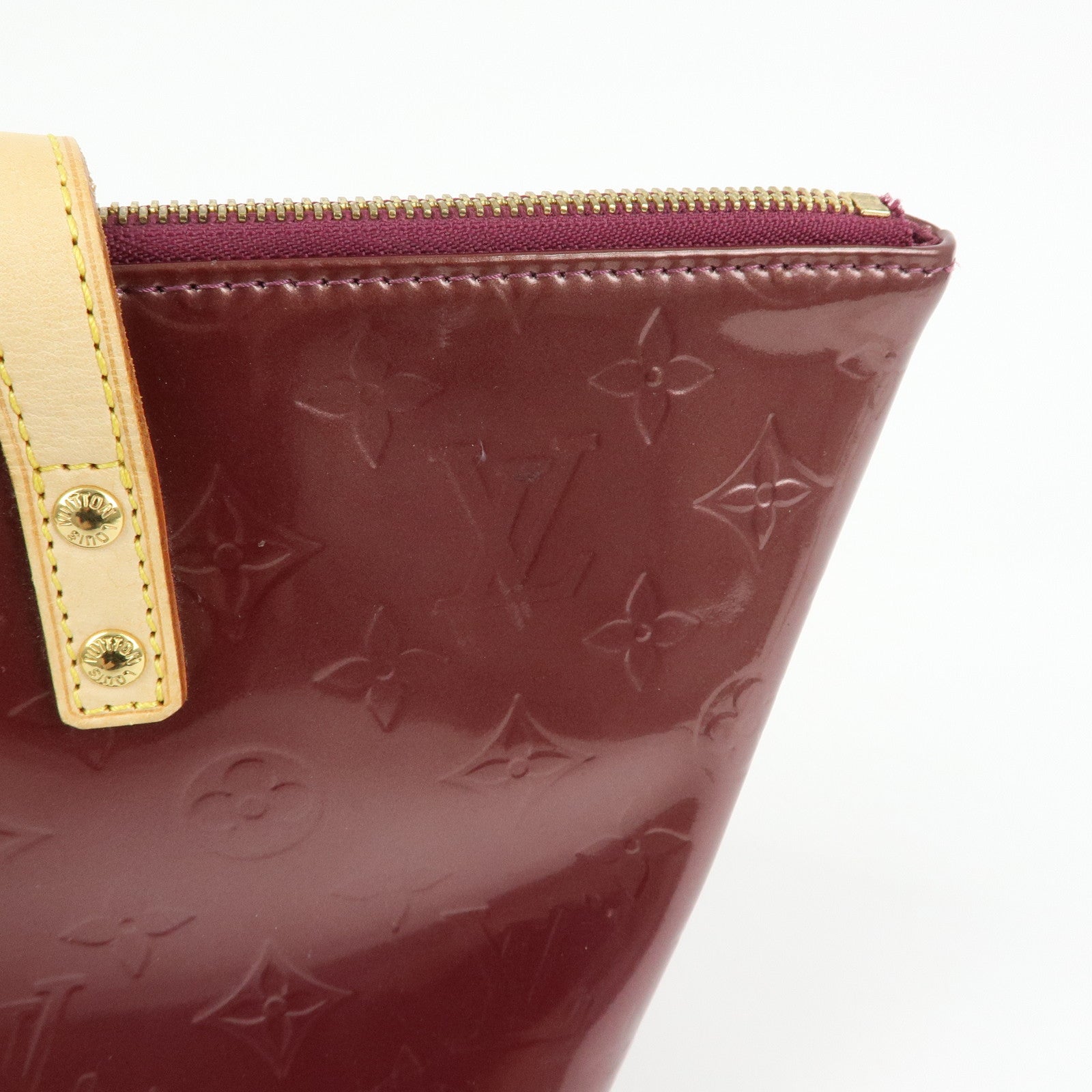 Louis Vuitton Monogram Vernis Bellevue PM Hand Bag Violet M93584