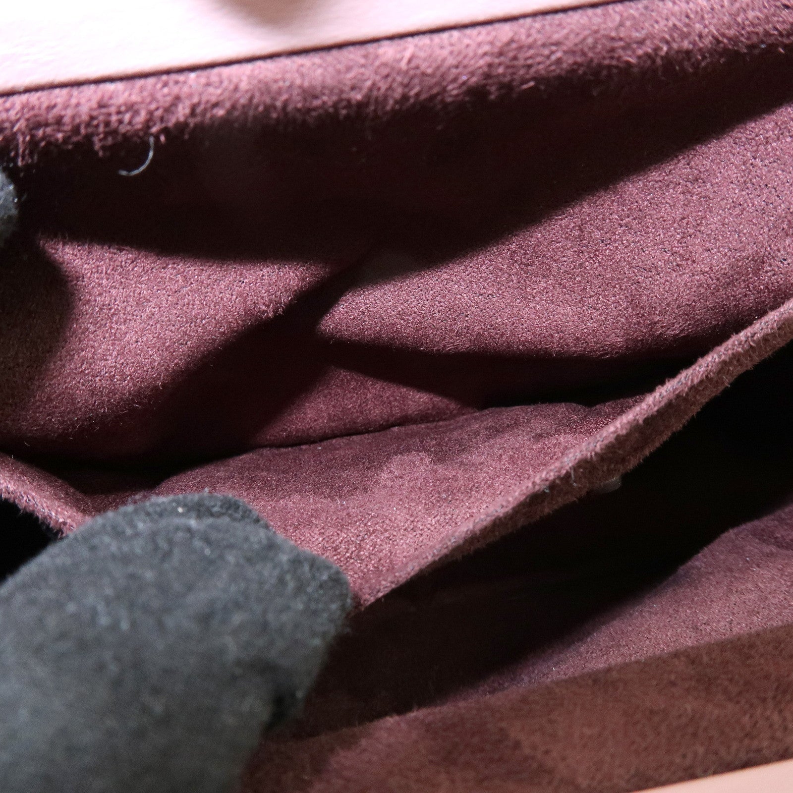 COACH Leather Kiss Lock Chain Shoulder Bag Crossbody Bag Pink