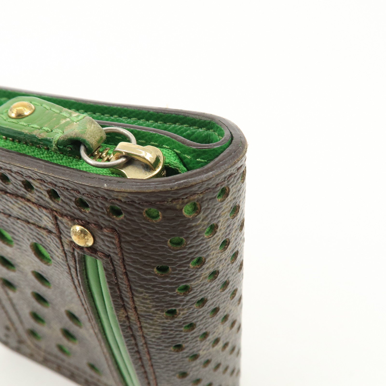 Louis Vuitton Monogram Perfore Compact Zip Bi-fold Wallet M95218