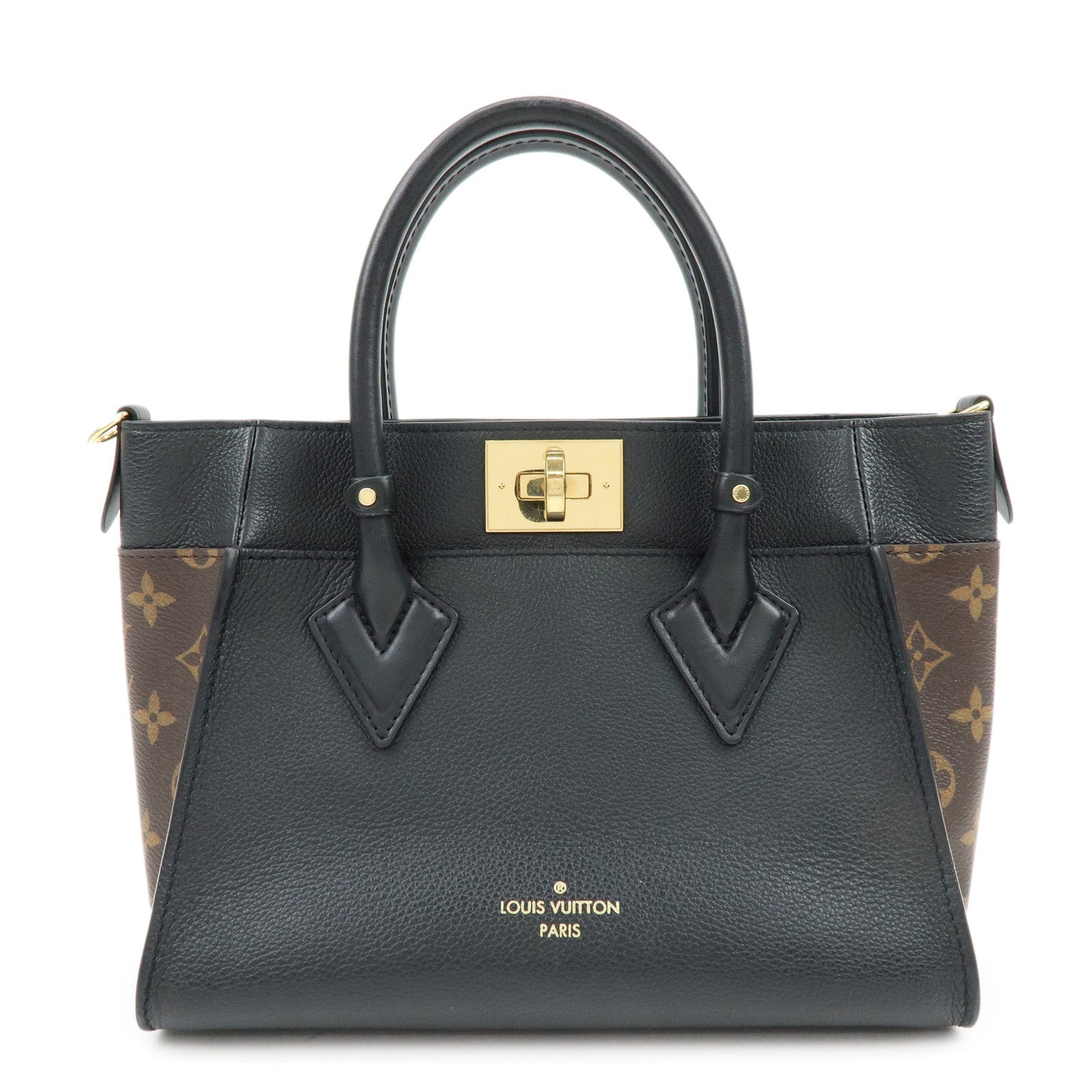 Louis Vuitton Monogram On My Side PM Canvas Leather 2Way Bag M57728